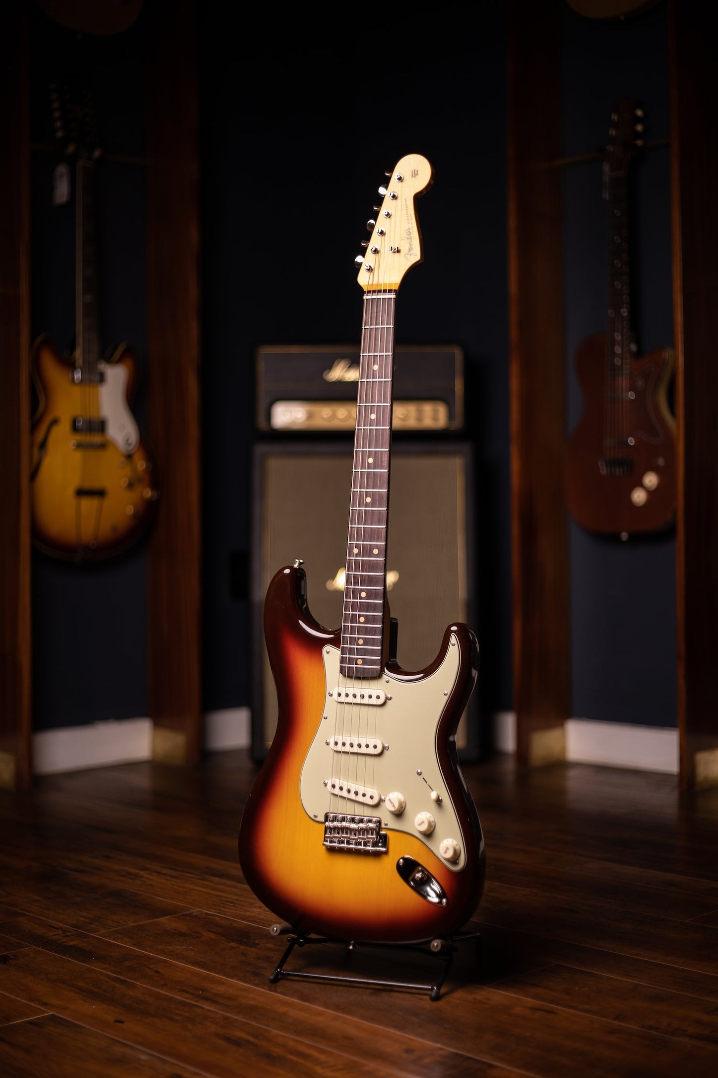 Fender Custom Shop Vintage Custom 1959 Stratocaster Electric Guitar - Chocolate 3-Color Sunburst