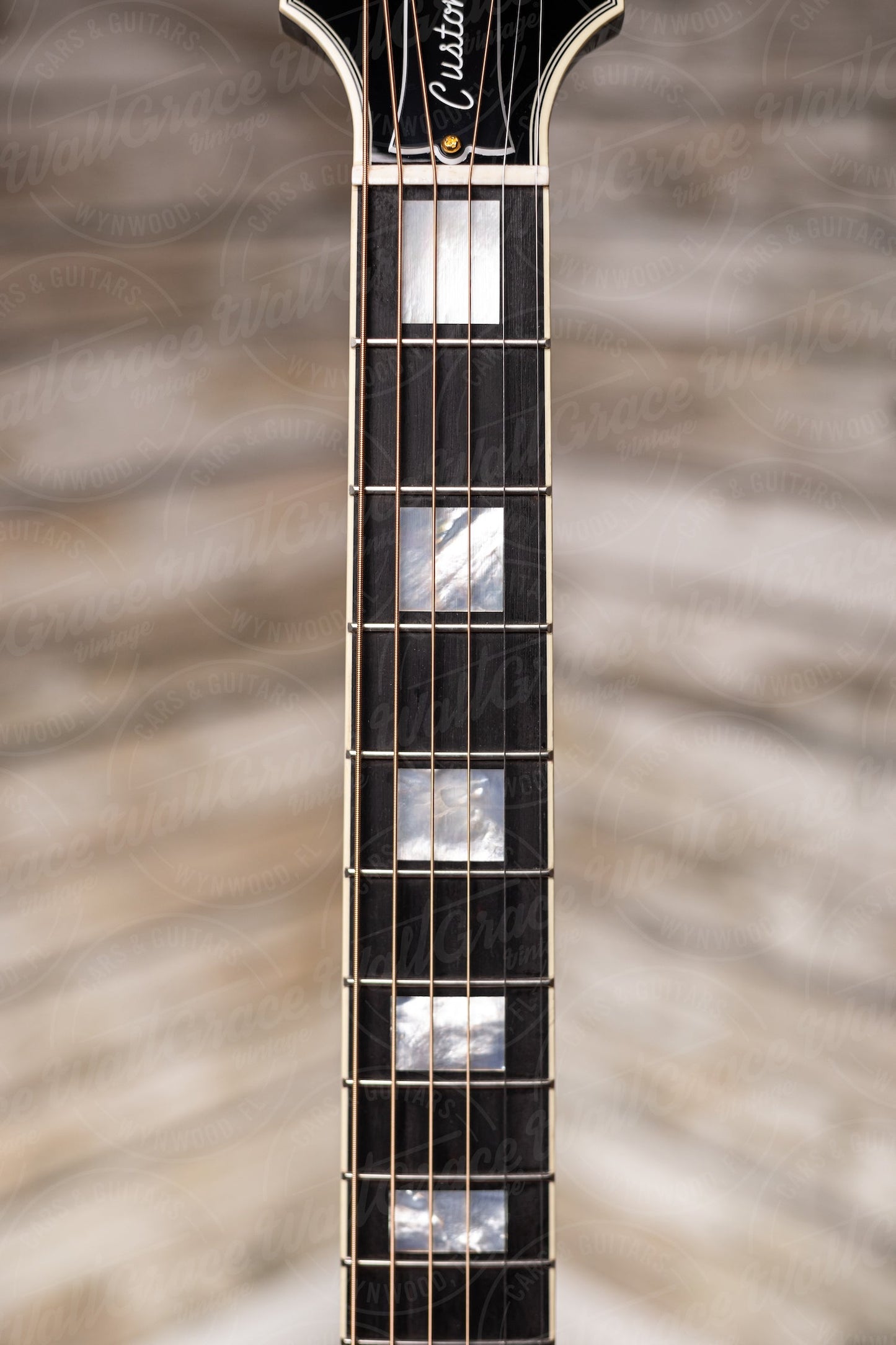 Gibson Custom Shop Hummingbird Custom Acoustic-Electric Guitar - Ebony