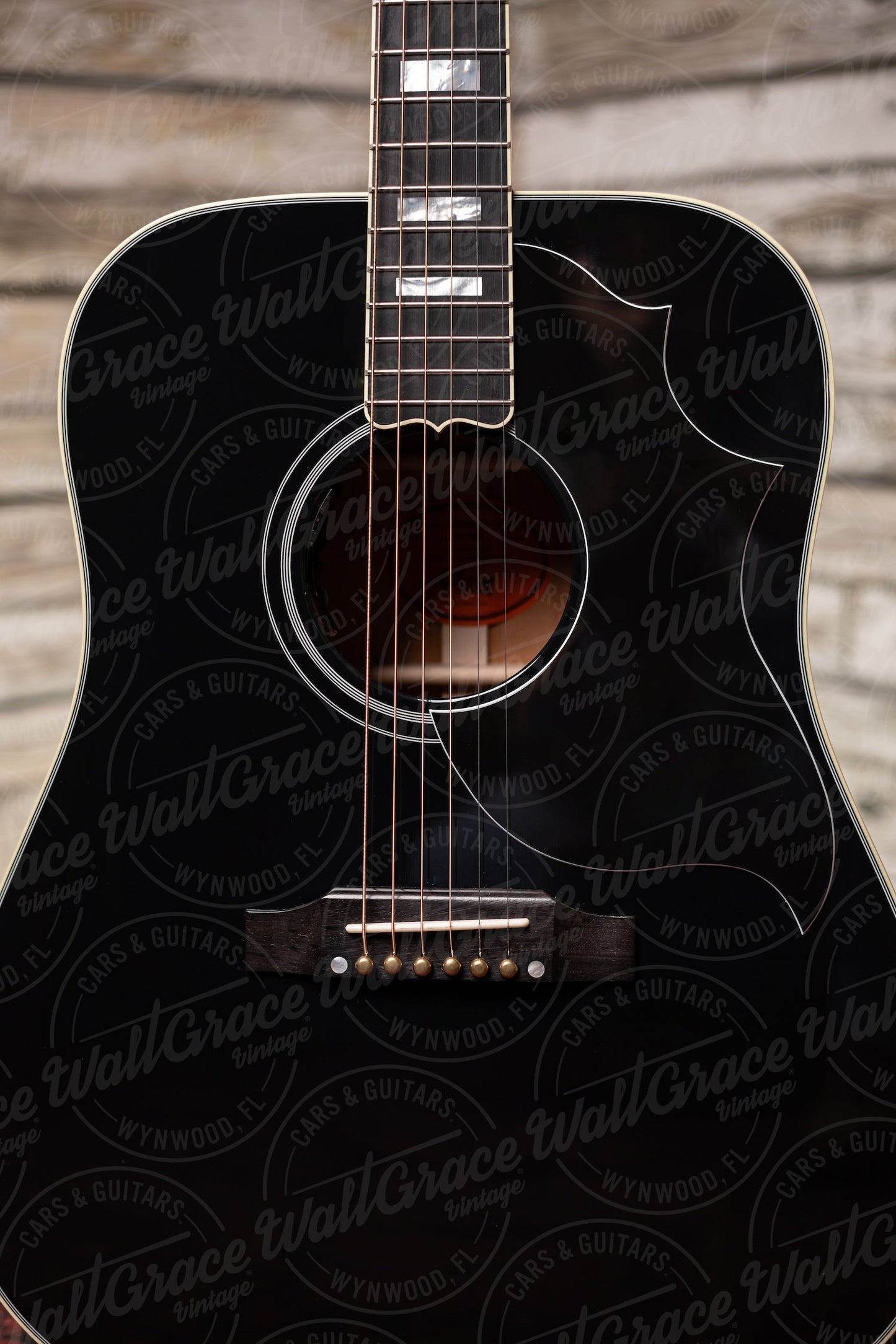Gibson Custom Shop Hummingbird Custom Acoustic-Electric Guitar - Ebony