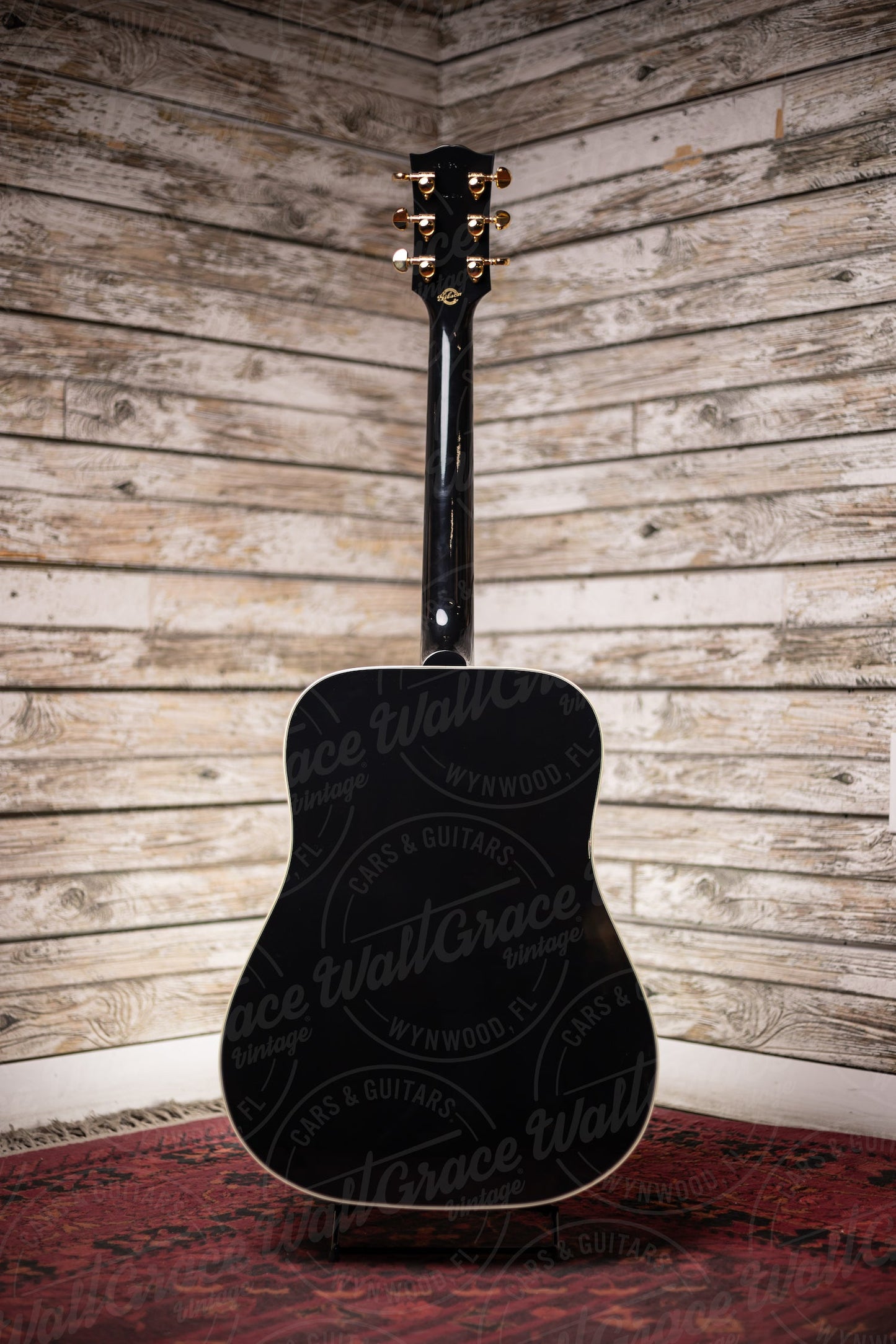 Gibson Custom Shop Hummingbird Custom Acoustic-Electric Guitar - Ebony