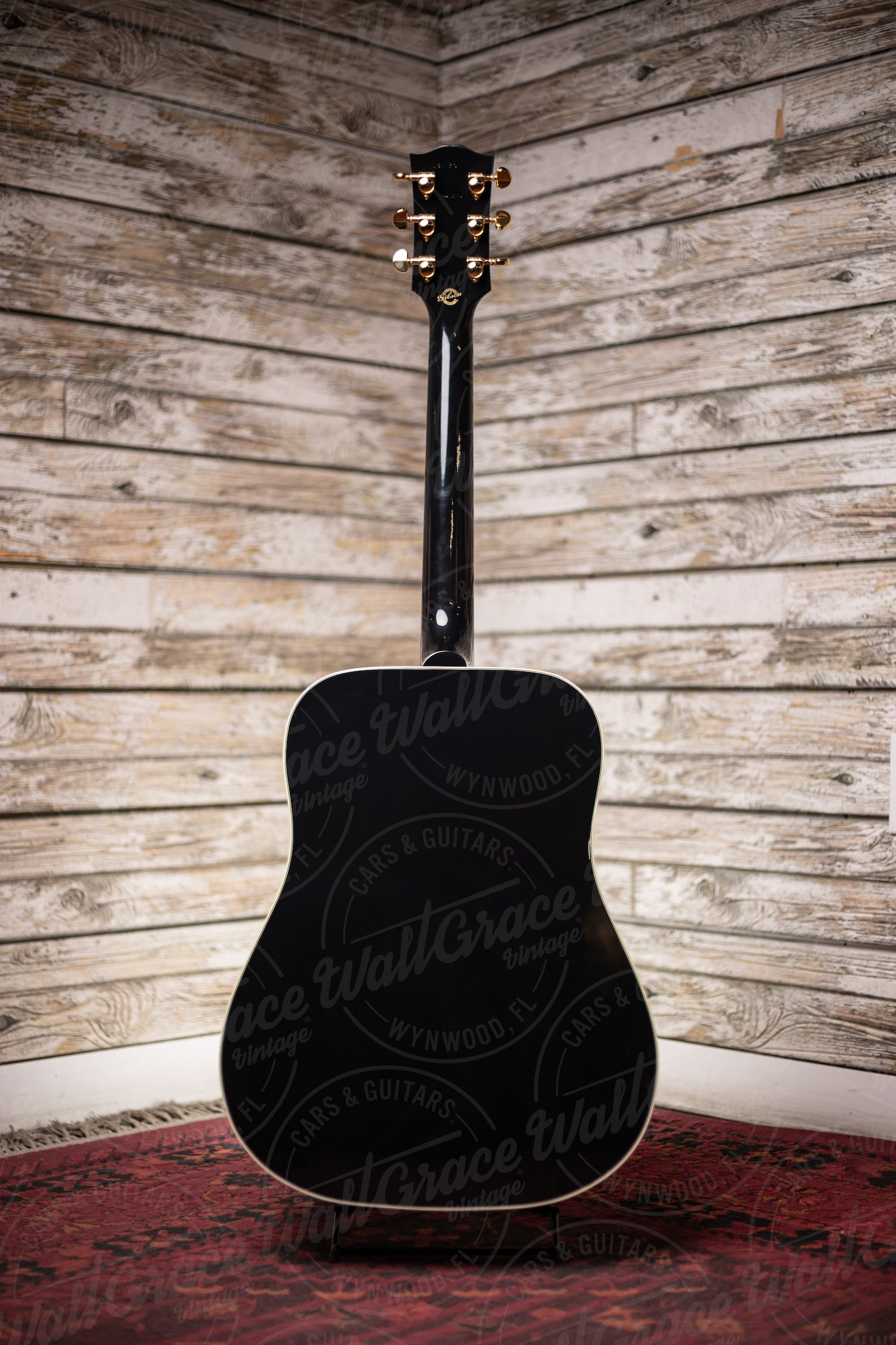 Gibson Custom Shop Hummingbird Custom Acoustic-Electric Guitar - Ebony
