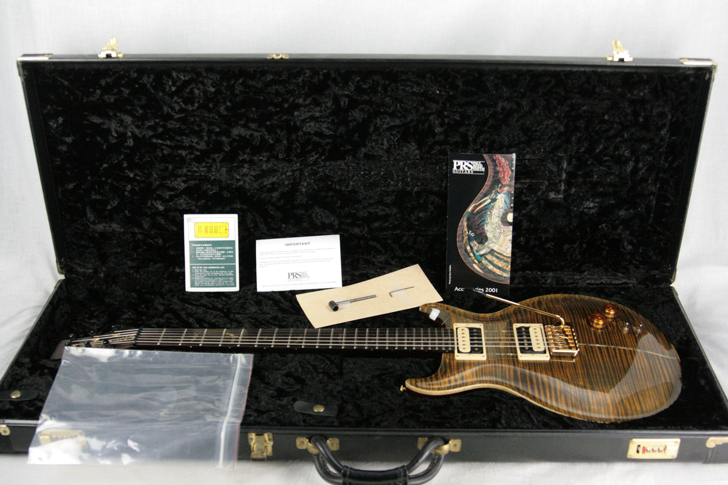 2001 PRS Private Stock Santana I BRAZILIAN ROSEWOOD! Paul Reed Smith 14K Gold Inlays!