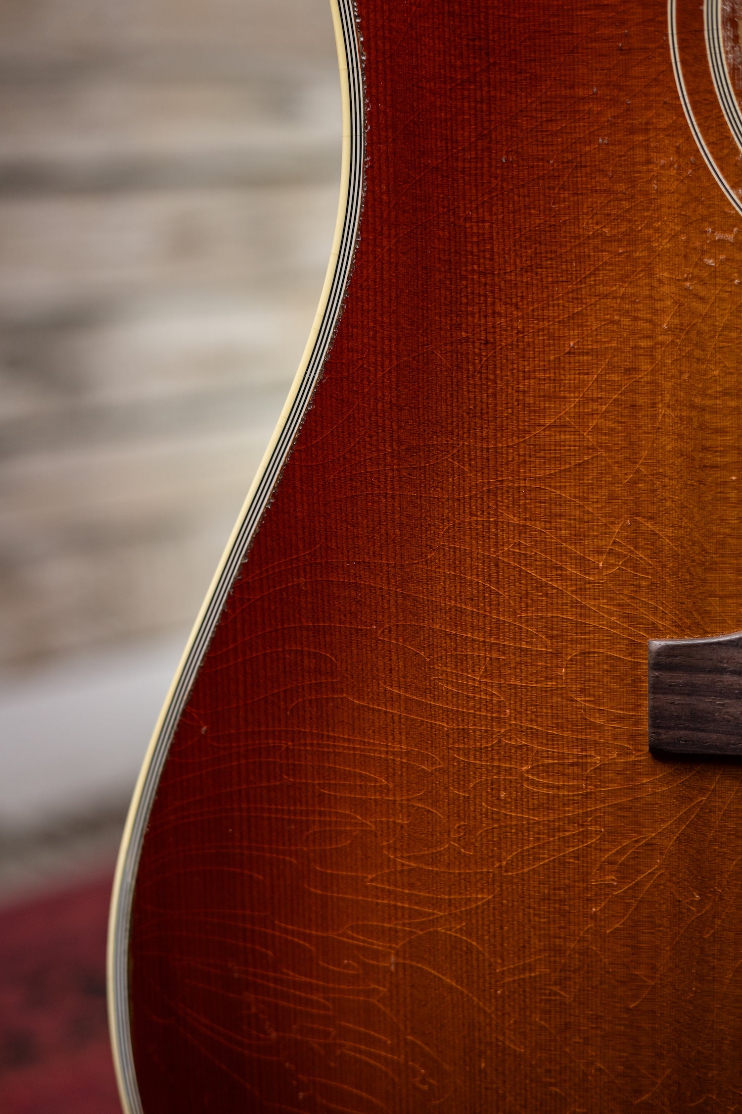 Gibson Custom Shop 1960 Hummingbird Murphy Lab Heavy Aged Acoustic Guitar - Cherry Sunburst