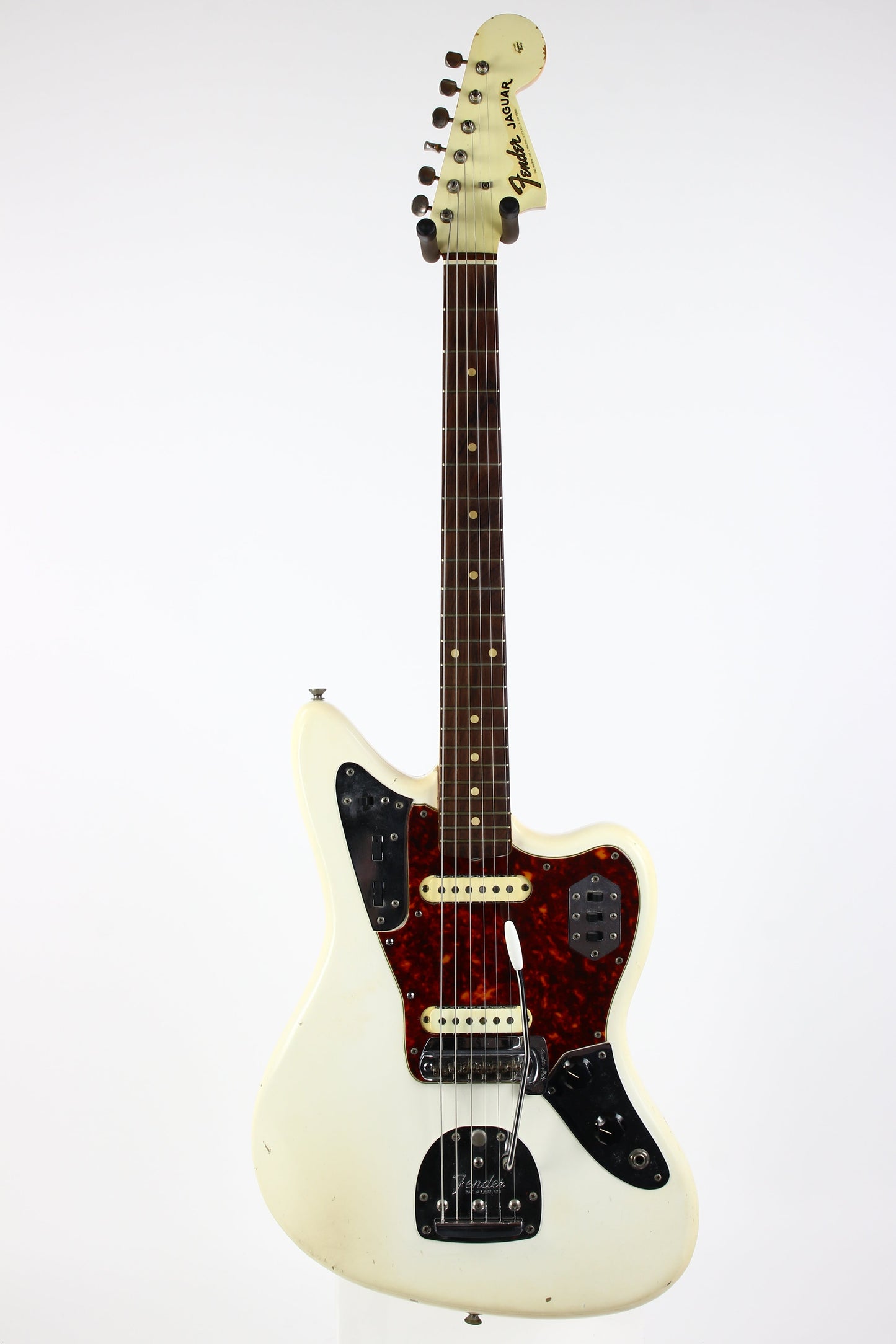 1962 Fender Jaguar Factory Custom Color OLYMPIC WHITE Pre-CBS w Original Brown Case & Strap