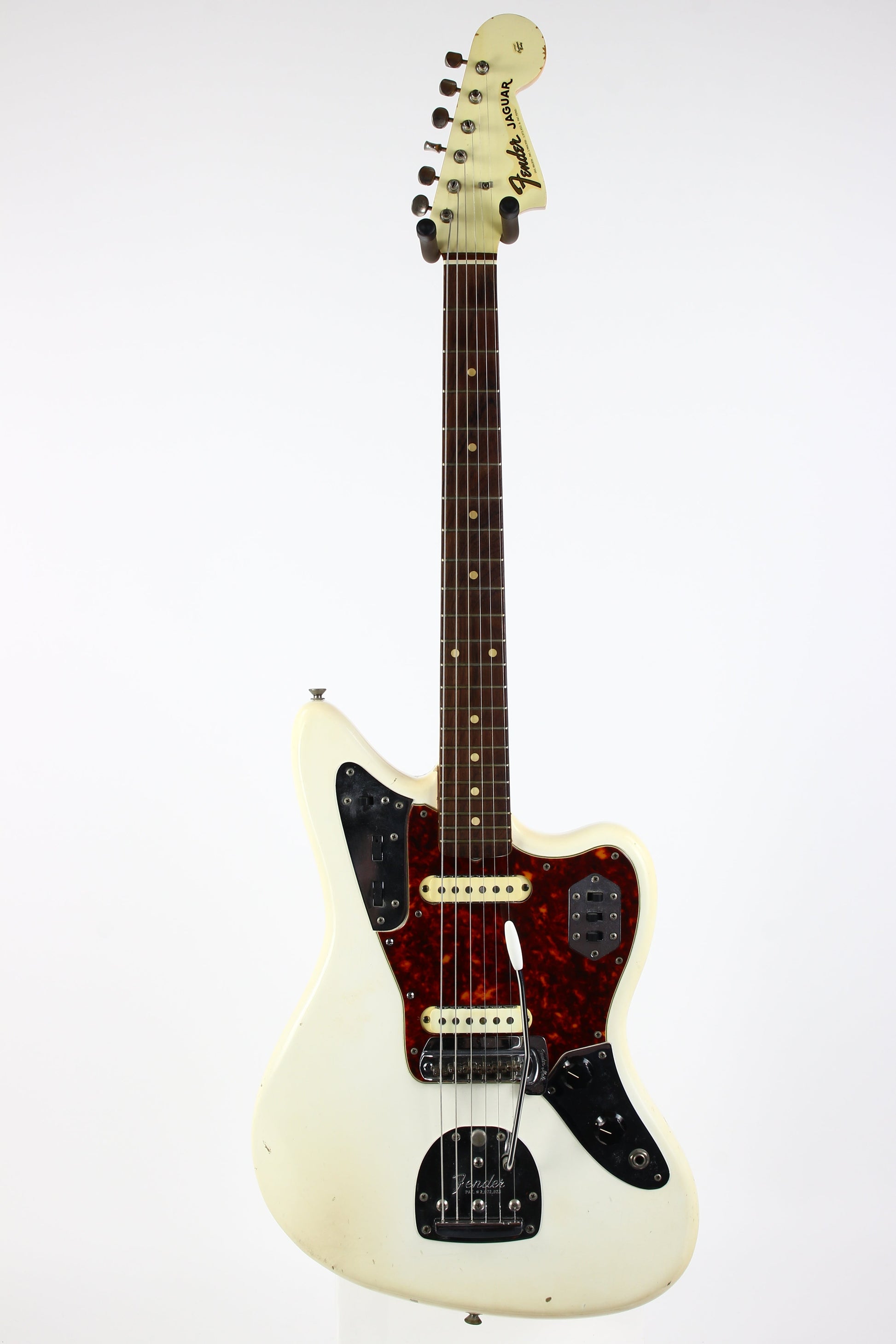 1962 Fender Jaguar Factory Custom Color OLYMPIC WHITE Pre-CBS w Original Brown Case & Strap
