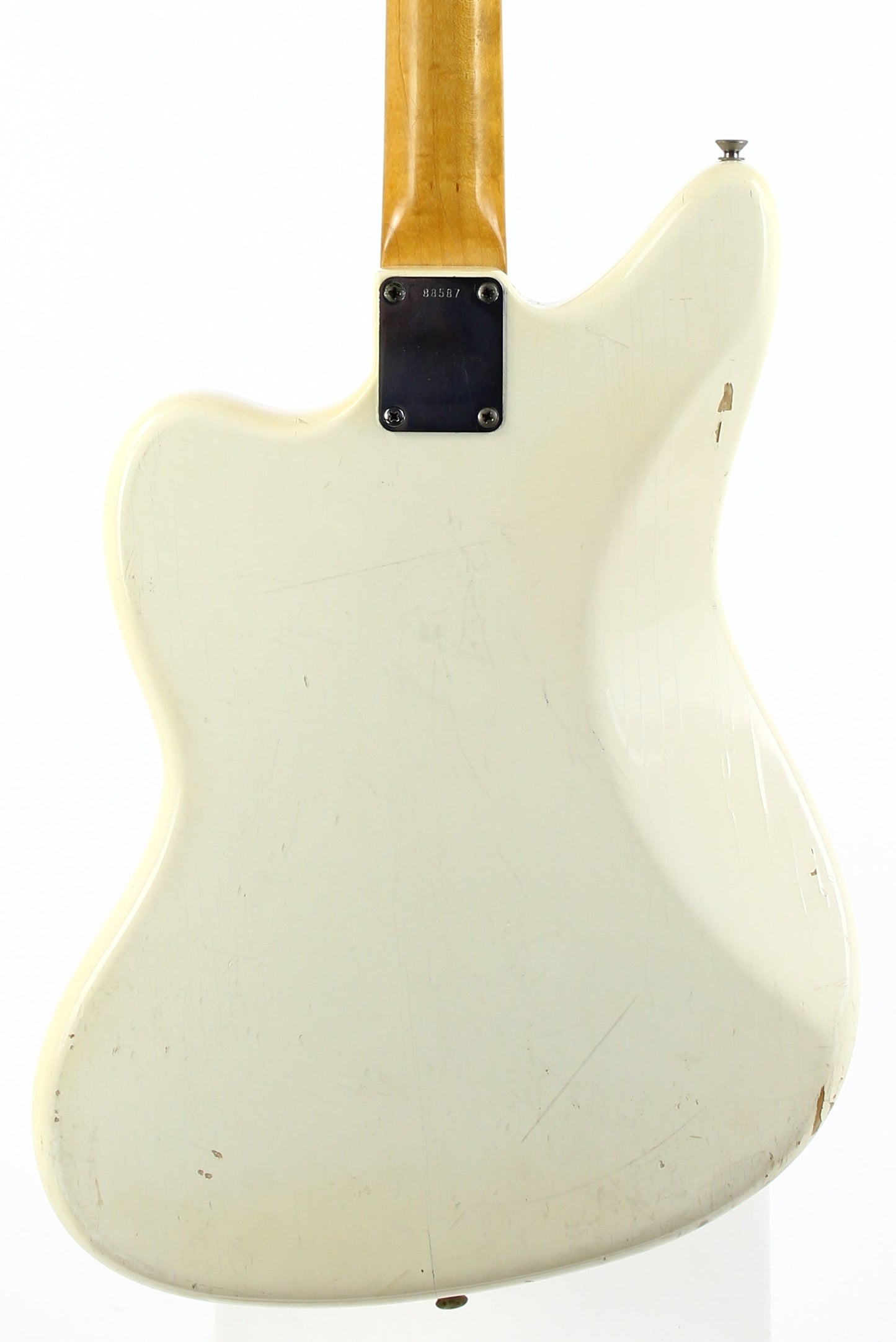 1962 Fender Jaguar Factory Custom Color OLYMPIC WHITE Pre-CBS w Original Brown Case & Strap