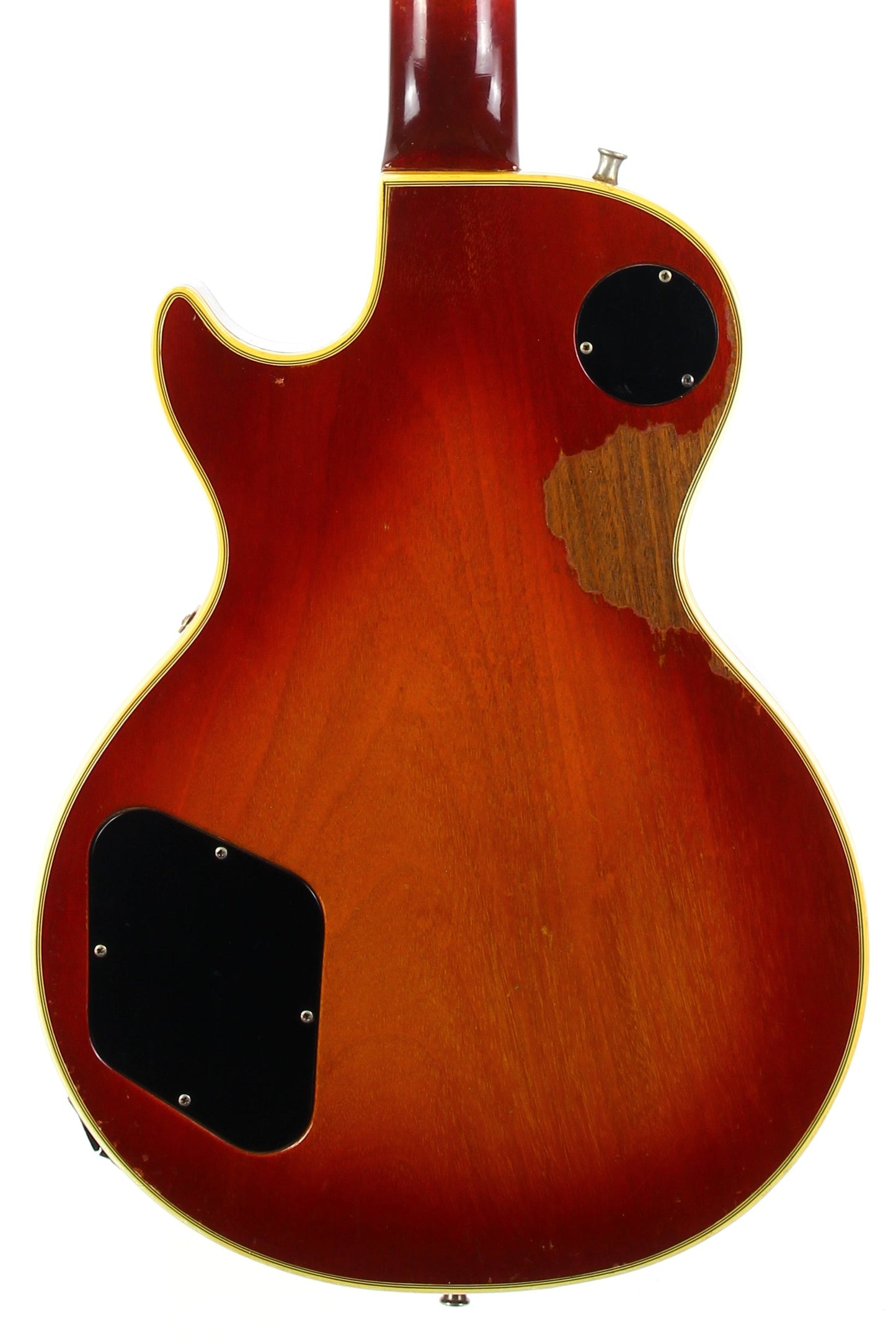 1973 Gibson Les Paul Custom Cherry Sunburst Vintage LP w Original Case Patent Sticker Humbuckers