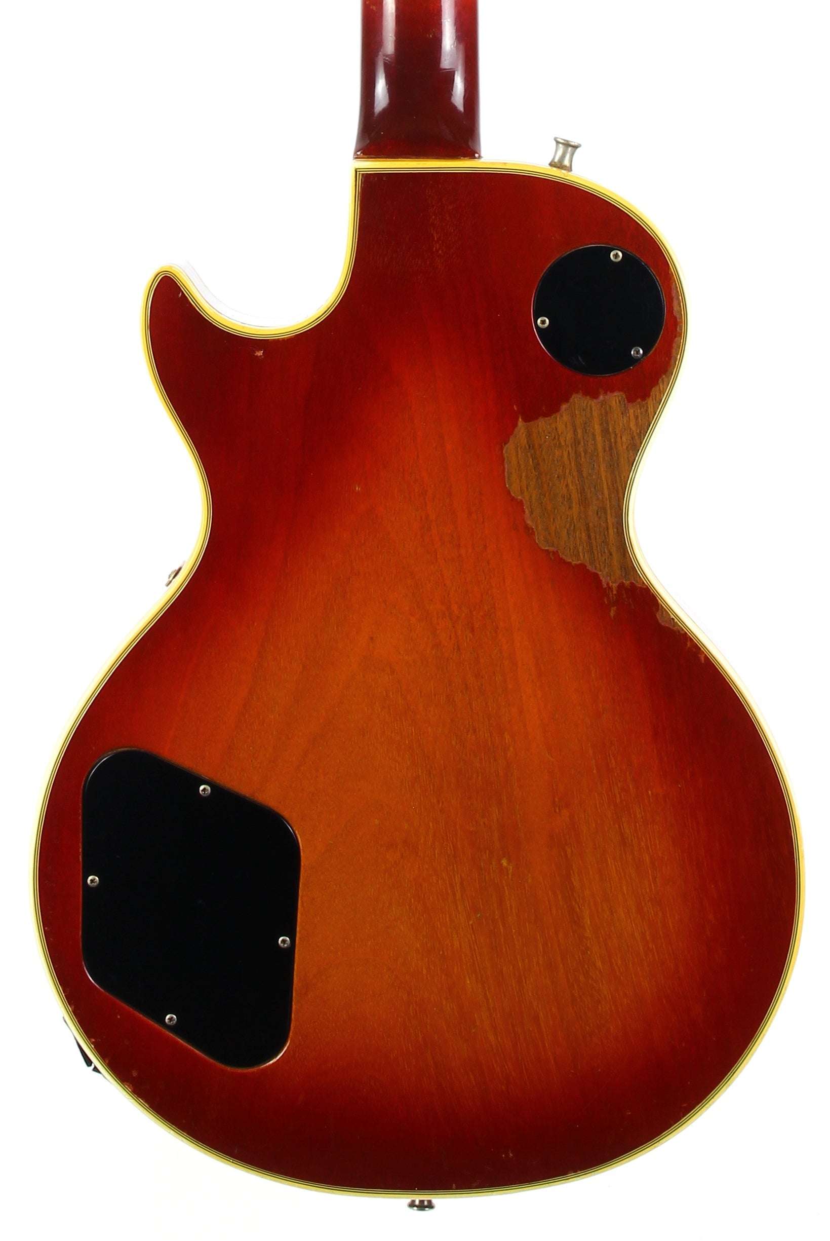 1973 Gibson Les Paul Custom Cherry Sunburst Vintage LP w Original Case Patent Sticker Humbuckers