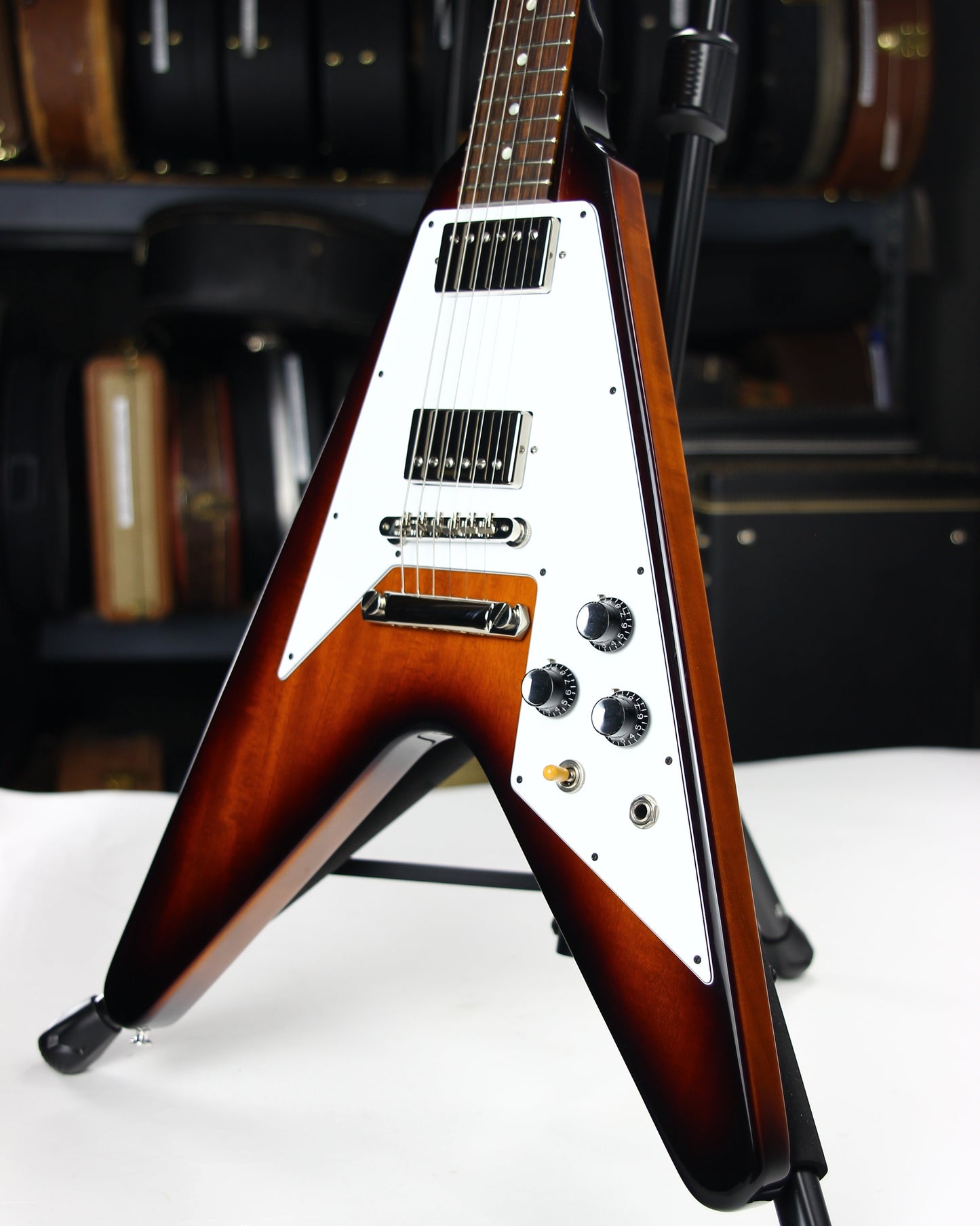 2014 Gibson Custom Shop Benchmark Run 1967 Flying V '67 Reissue - Stoptail, Sunburst, Historic