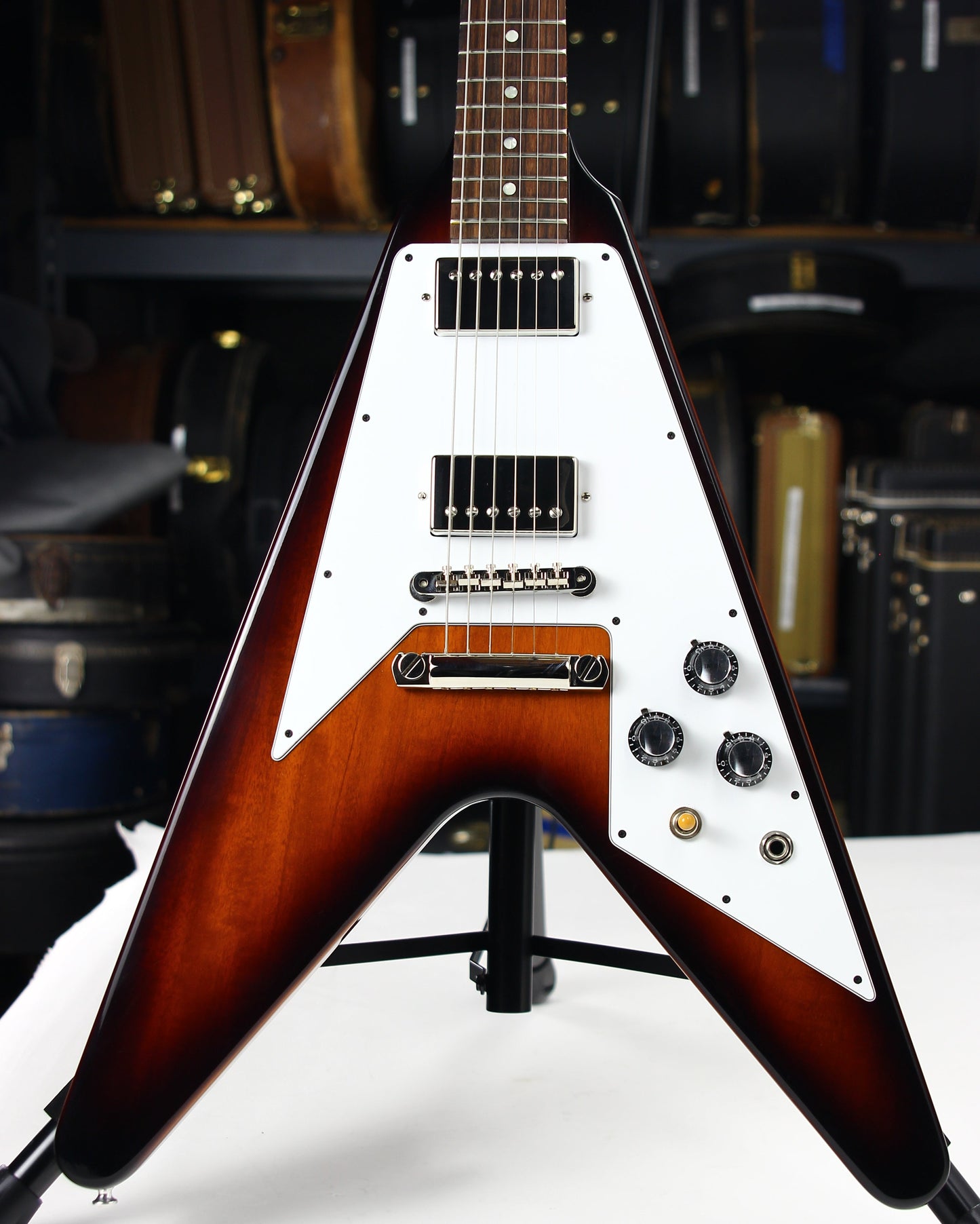 2014 Gibson Custom Shop Benchmark Run 1967 Flying V '67 Reissue - Stoptail, Sunburst, Historic