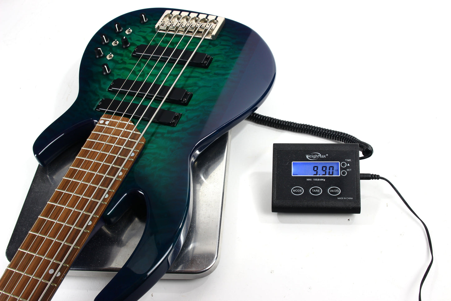MINT 1999 James Tyler Custom Shop USA 6-String F# Bass Guitar - 36" Scale, F Sharp, Demeter Preamp, RARE BASS!