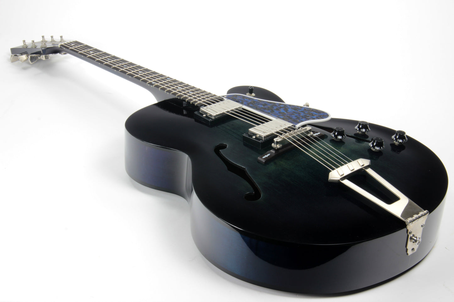 1998 Gibson Custom Shop L-5 Studio in Translucent Blue Burst! Ebony Board! w/ OHSC! ces