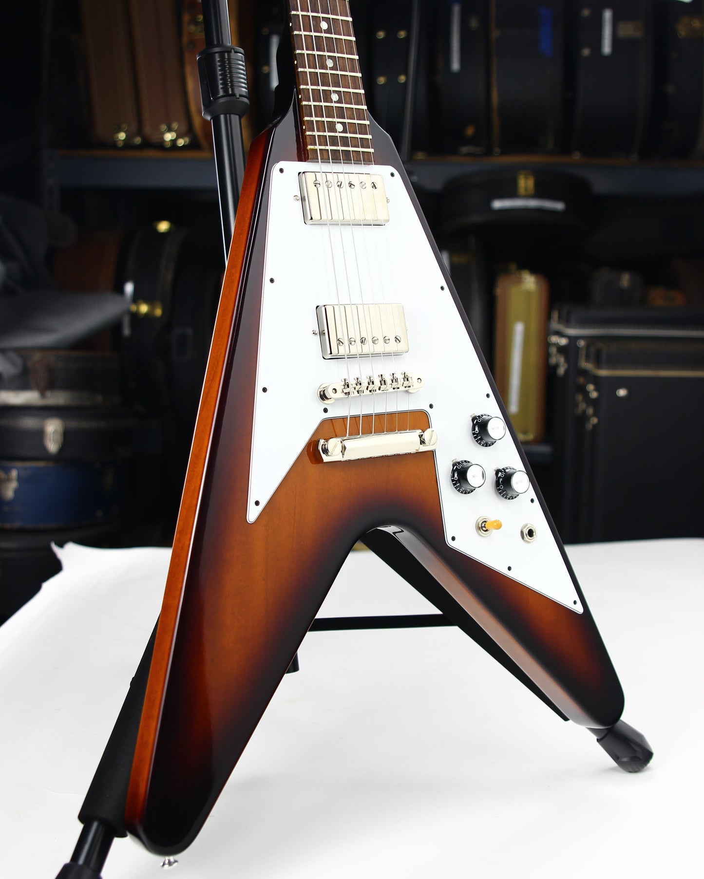 2014 Gibson Custom Shop Benchmark Run 1967 Flying V '67 Reissue - Stoptail, Sunburst, Historic