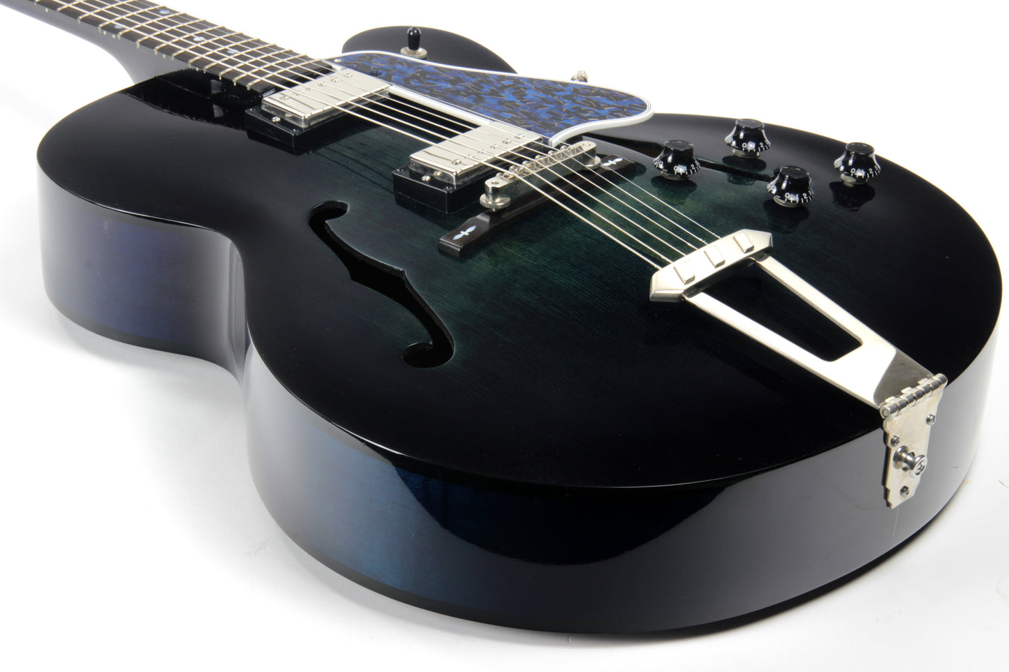 1998 Gibson Custom Shop L-5 Studio in Translucent Blue Burst! Ebony Board! w/ OHSC! ces