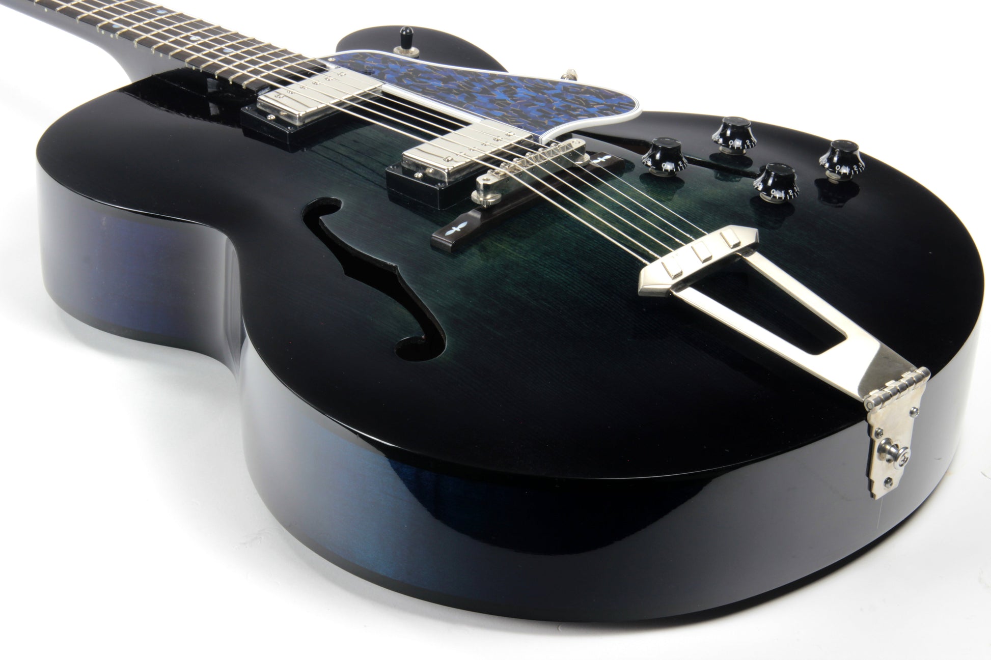 1998 Gibson Custom Shop L-5 Studio in Translucent Blue Burst! Ebony Board! w/ OHSC! ces