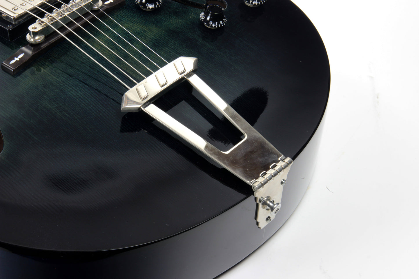 1998 Gibson Custom Shop L-5 Studio in Translucent Blue Burst! Ebony Board! w/ OHSC! ces