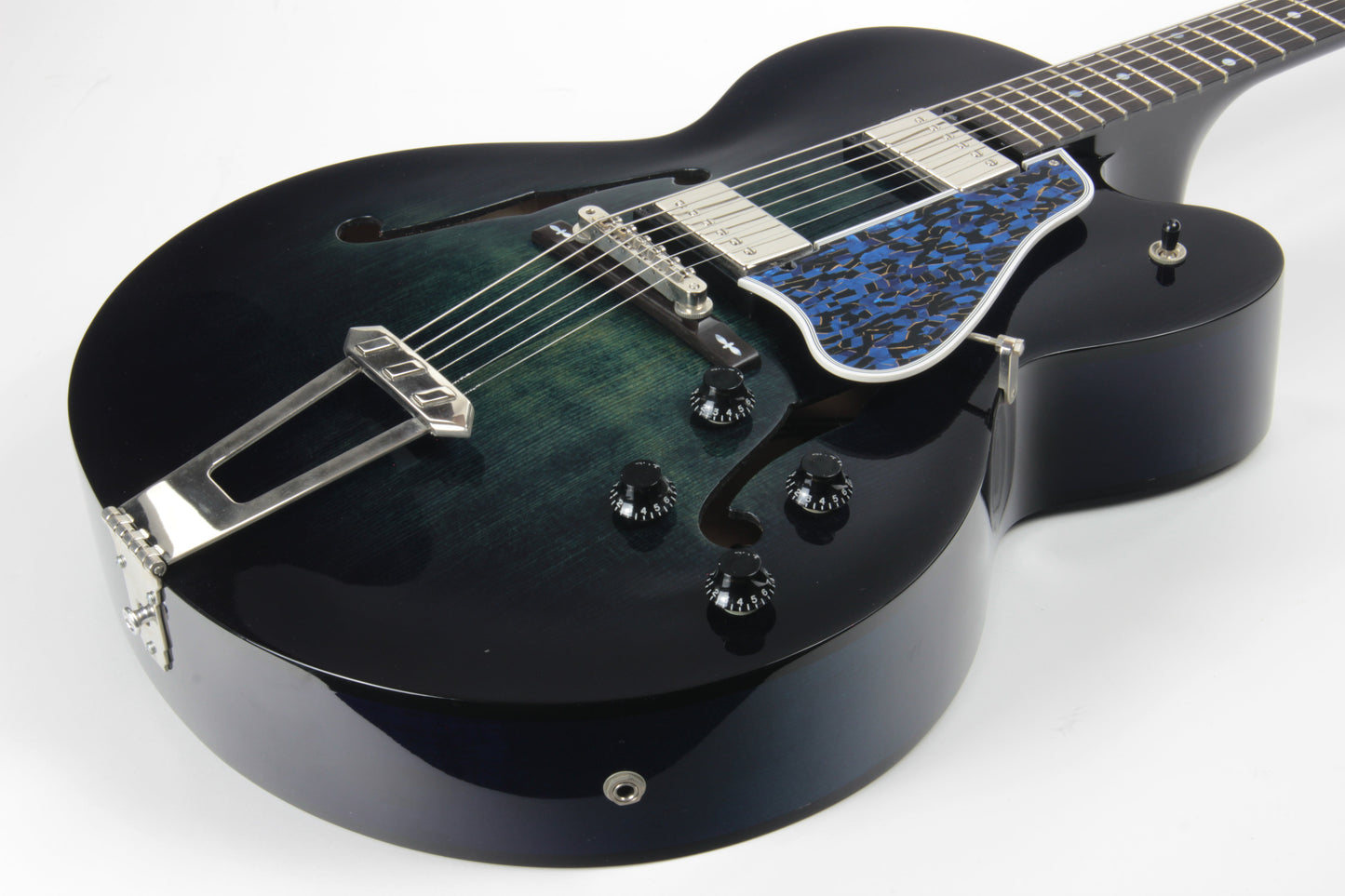 1998 Gibson Custom Shop L-5 Studio in Translucent Blue Burst! Ebony Board! w/ OHSC! ces