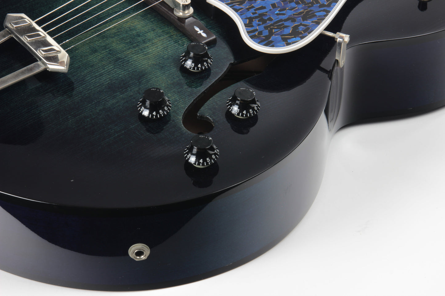 1998 Gibson Custom Shop L-5 Studio in Translucent Blue Burst! Ebony Board! w/ OHSC! ces