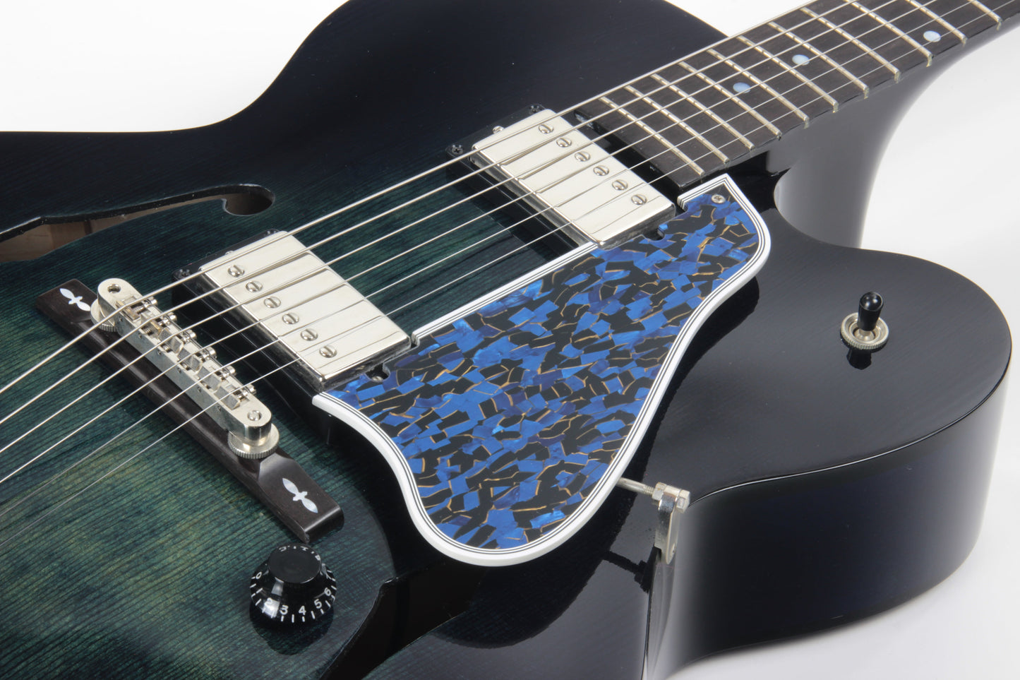 1998 Gibson Custom Shop L-5 Studio in Translucent Blue Burst! Ebony Board! w/ OHSC! ces