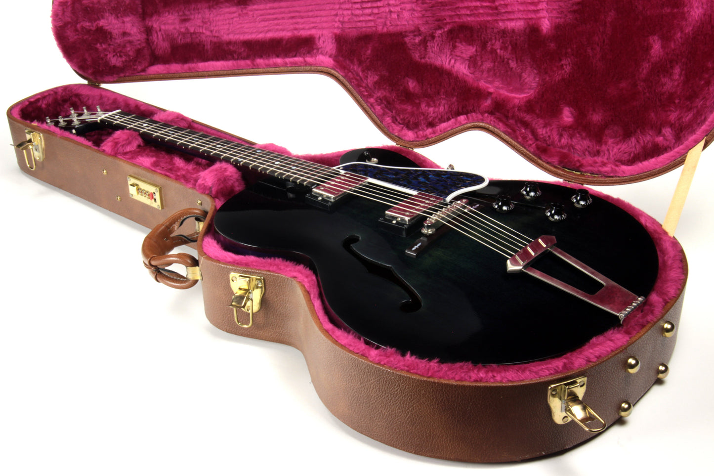 1998 Gibson Custom Shop L-5 Studio in Translucent Blue Burst! Ebony Board! w/ OHSC! ces
