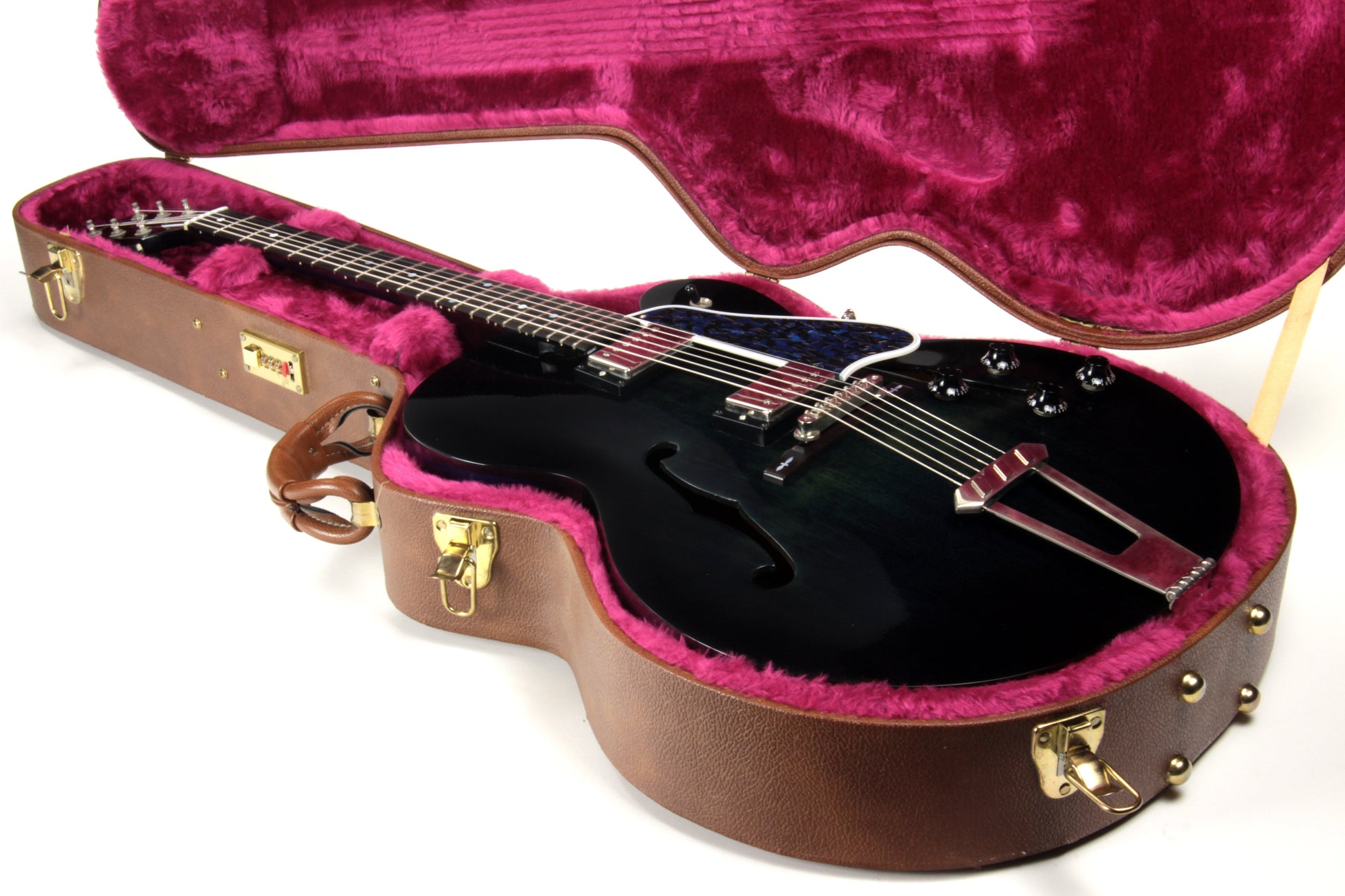 1998 Gibson Custom Shop L-5 Studio in Translucent Blue Burst! Ebony Board! w/ OHSC! ces