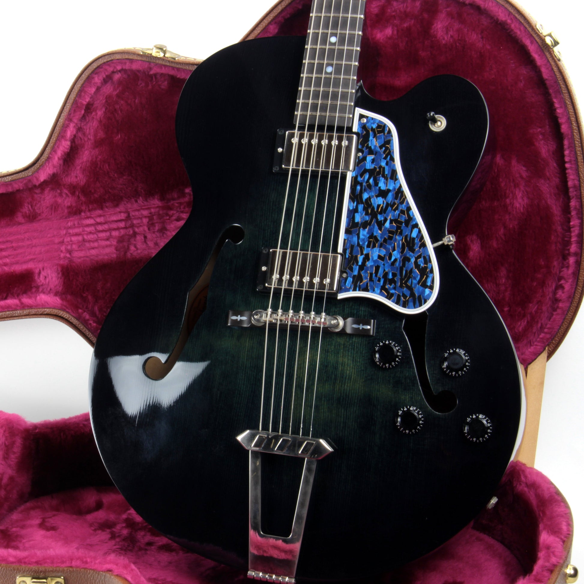 1998 Gibson Custom Shop L-5 Studio in Translucent Blue Burst! Ebony Board! w/ OHSC! ces