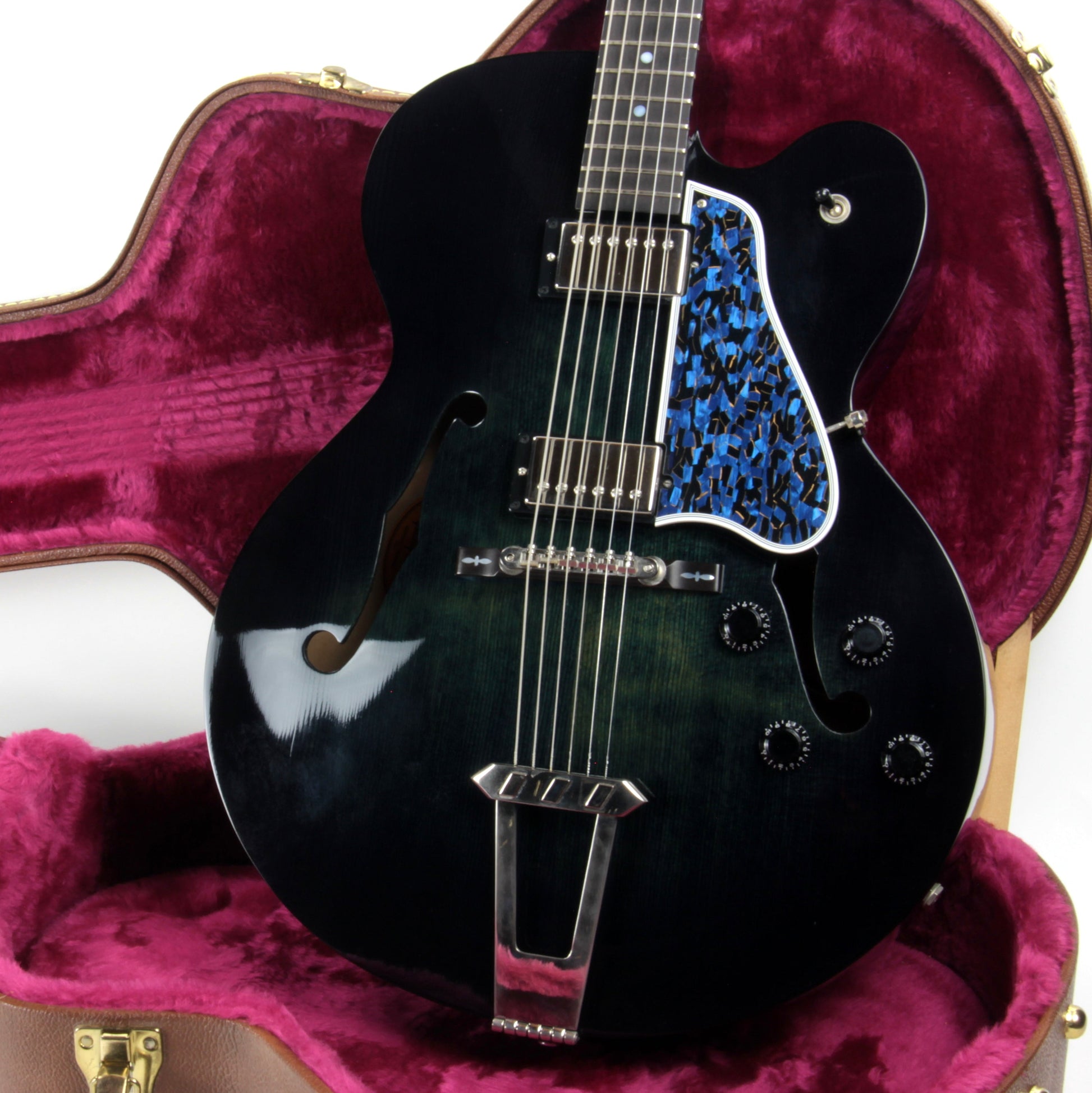 1998 Gibson Custom Shop L-5 Studio in Translucent Blue Burst! Ebony Board! w/ OHSC! ces