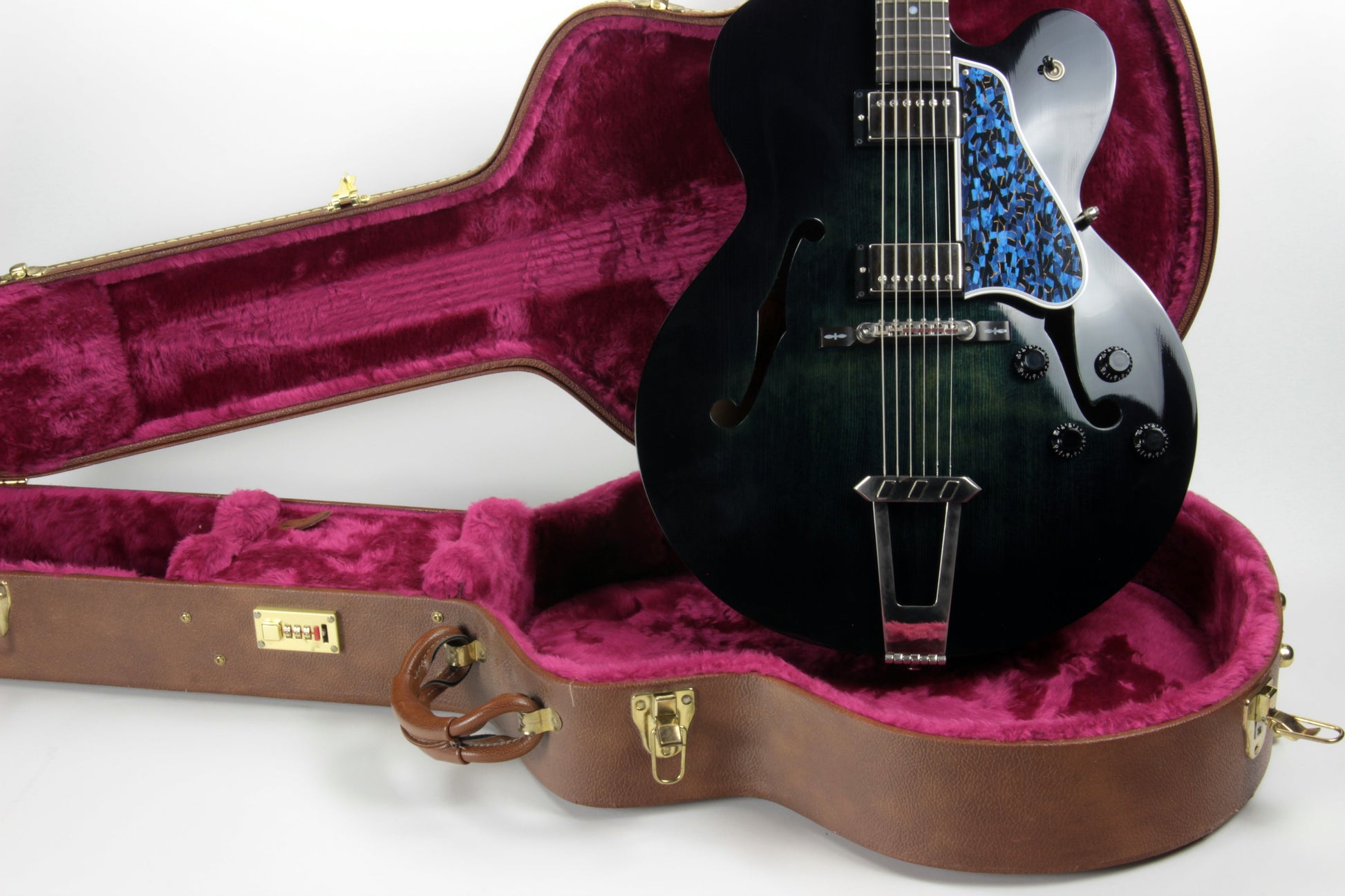 1998 Gibson Custom Shop L-5 Studio in Translucent Blue Burst! Ebony Board! w/ OHSC! ces