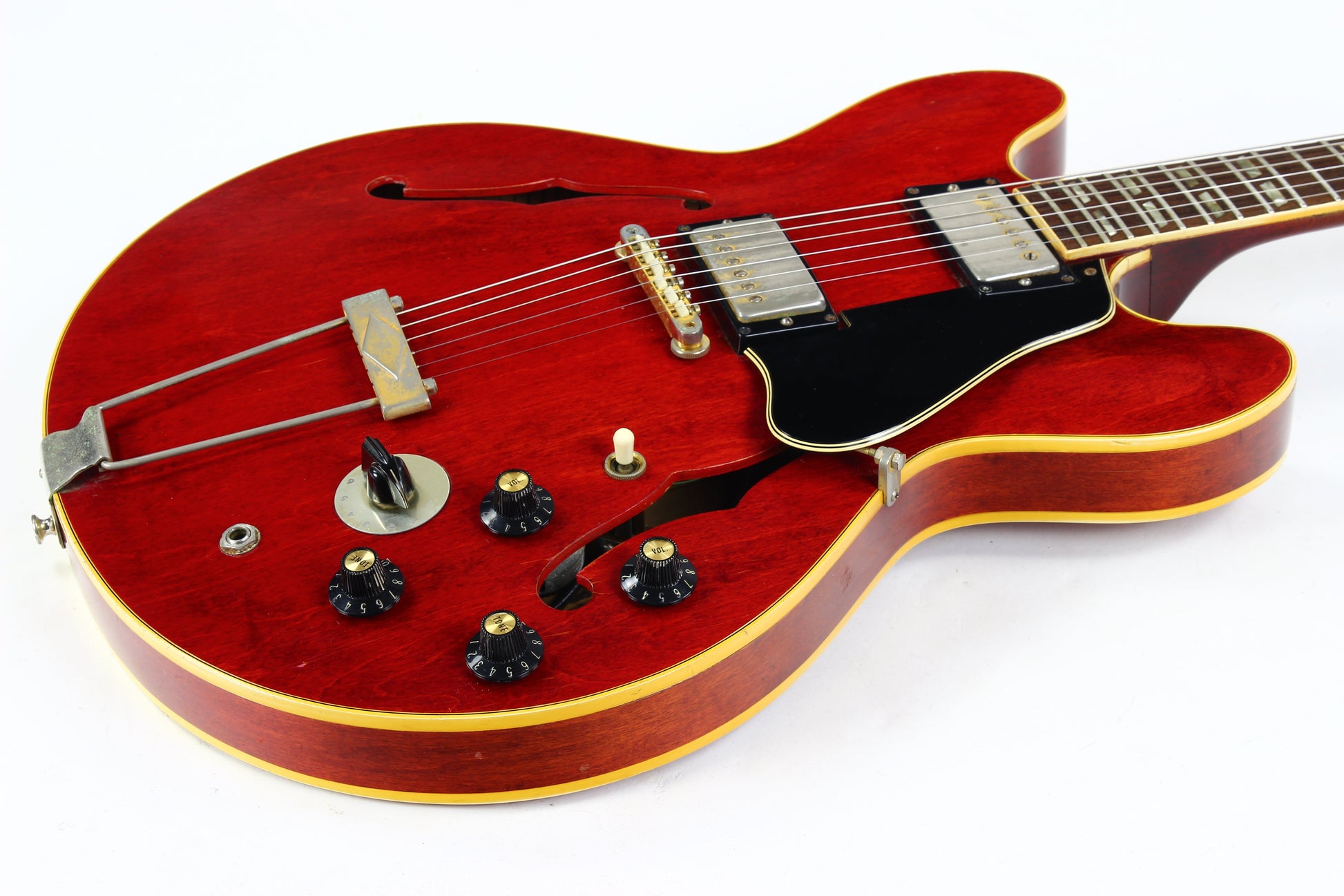 1968 Gibson ES-345 TDC Cherry Red Vintage Guitar w Original Hard Case PAT # Humbuckers 1960s