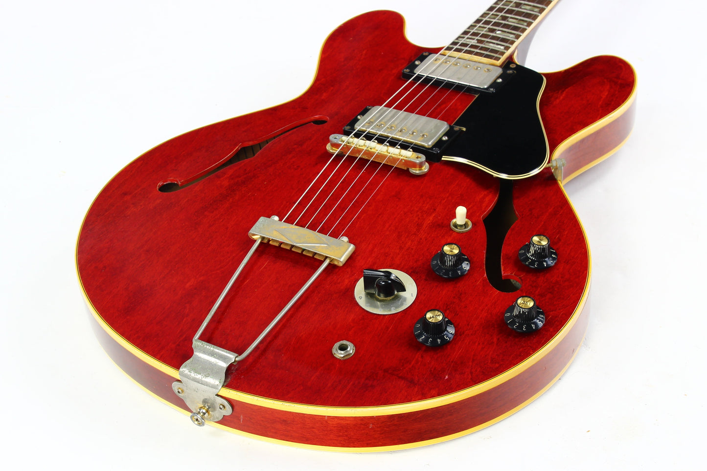 1968 Gibson ES-345 TDC Cherry Red Vintage Guitar w Original Hard Case PAT # Humbuckers 1960s