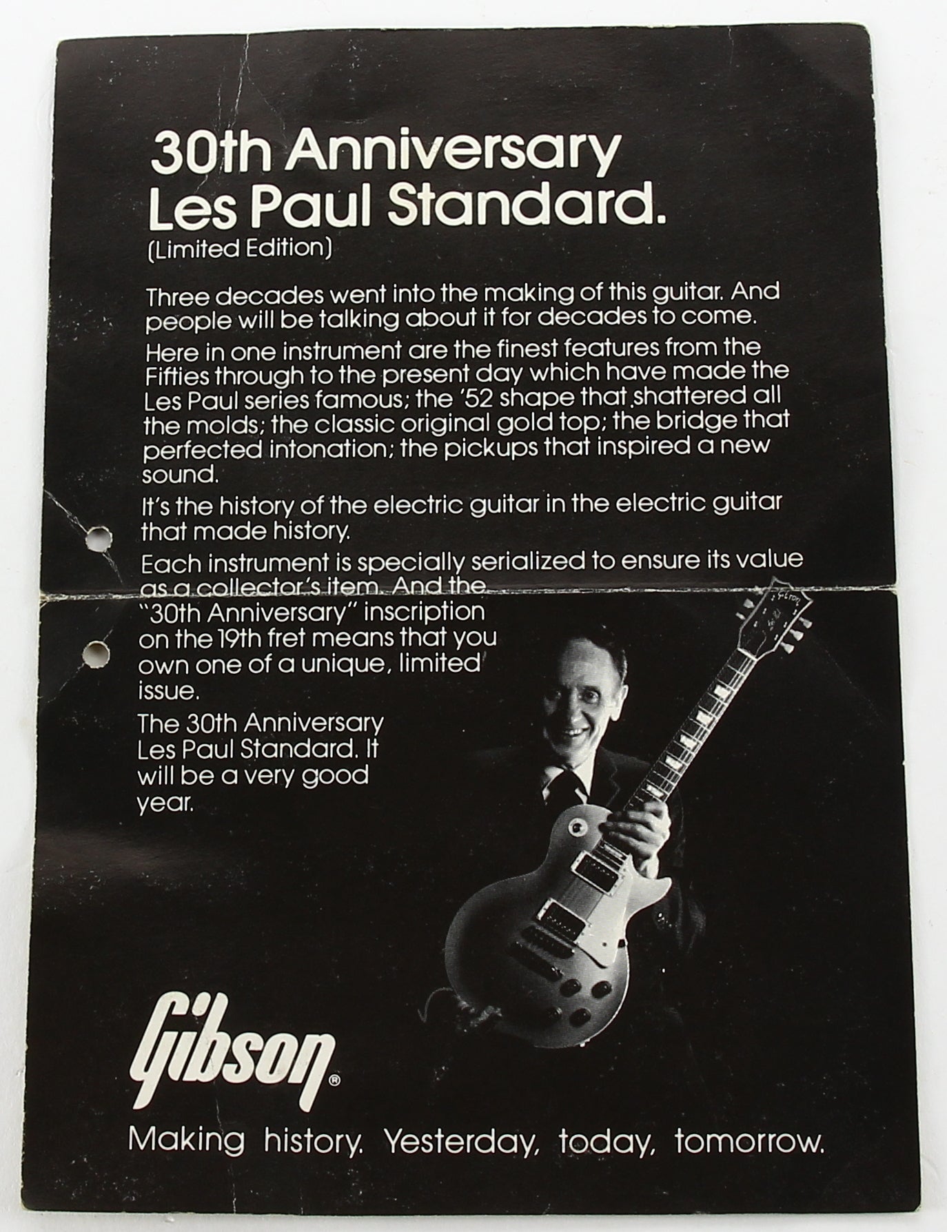 1982 Gibson 30th Ann Les Paul Goldtop