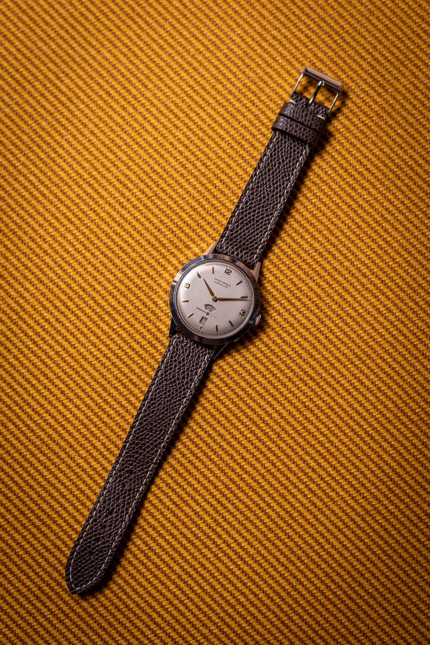 Circa 1950's Movado Day-Date Bumper Automatic Ref. 18159