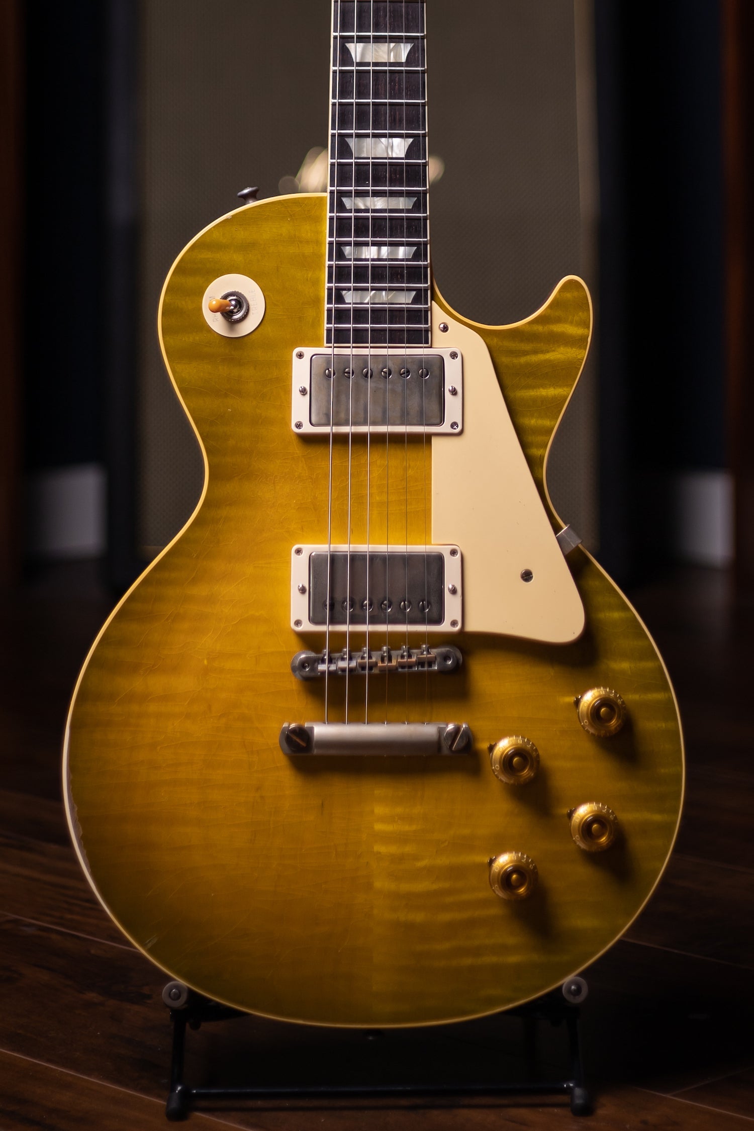 Gibson Custom Shop Murphy Lab 1959 Les Paul Standard Reissue Heavy Aged Electric Guitar - Green Lemon Fade