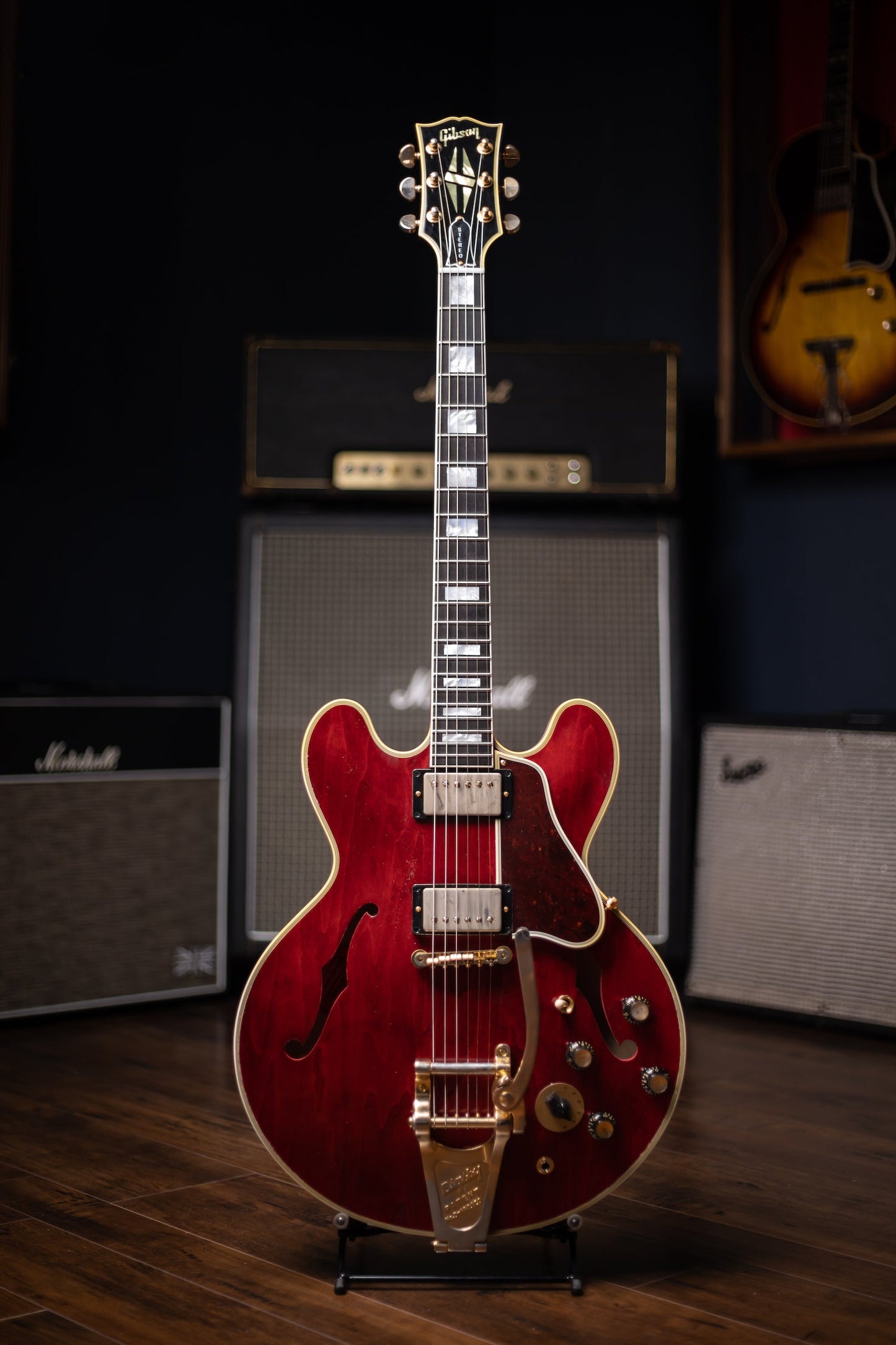 Gibson Custom Shop Murphy Lab 60s ES-355 Noel Gallagher Aged Gold Hardware Electric Guitar - Sixties Cherry