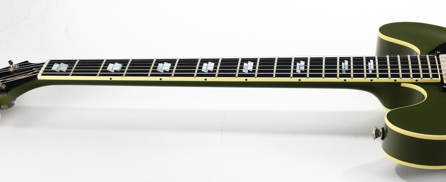 2021 Colling I-35 LC AGED Olive Drab Green - Custom Inlays, ThroBak SLE101 Plus MXV Humbuckers