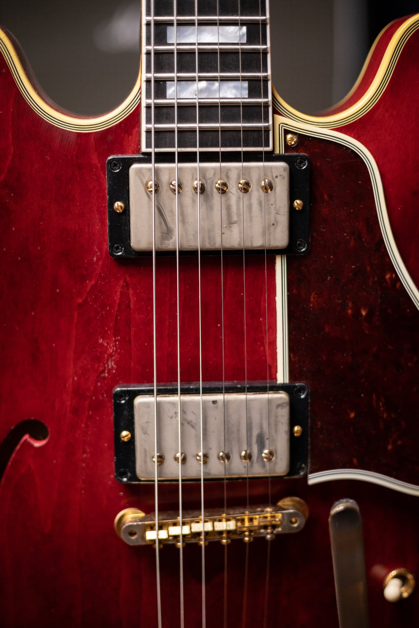 Gibson Custom Shop Murphy Lab 60s ES-355 Noel Gallagher Aged Gold Hardware Electric Guitar - Sixties Cherry