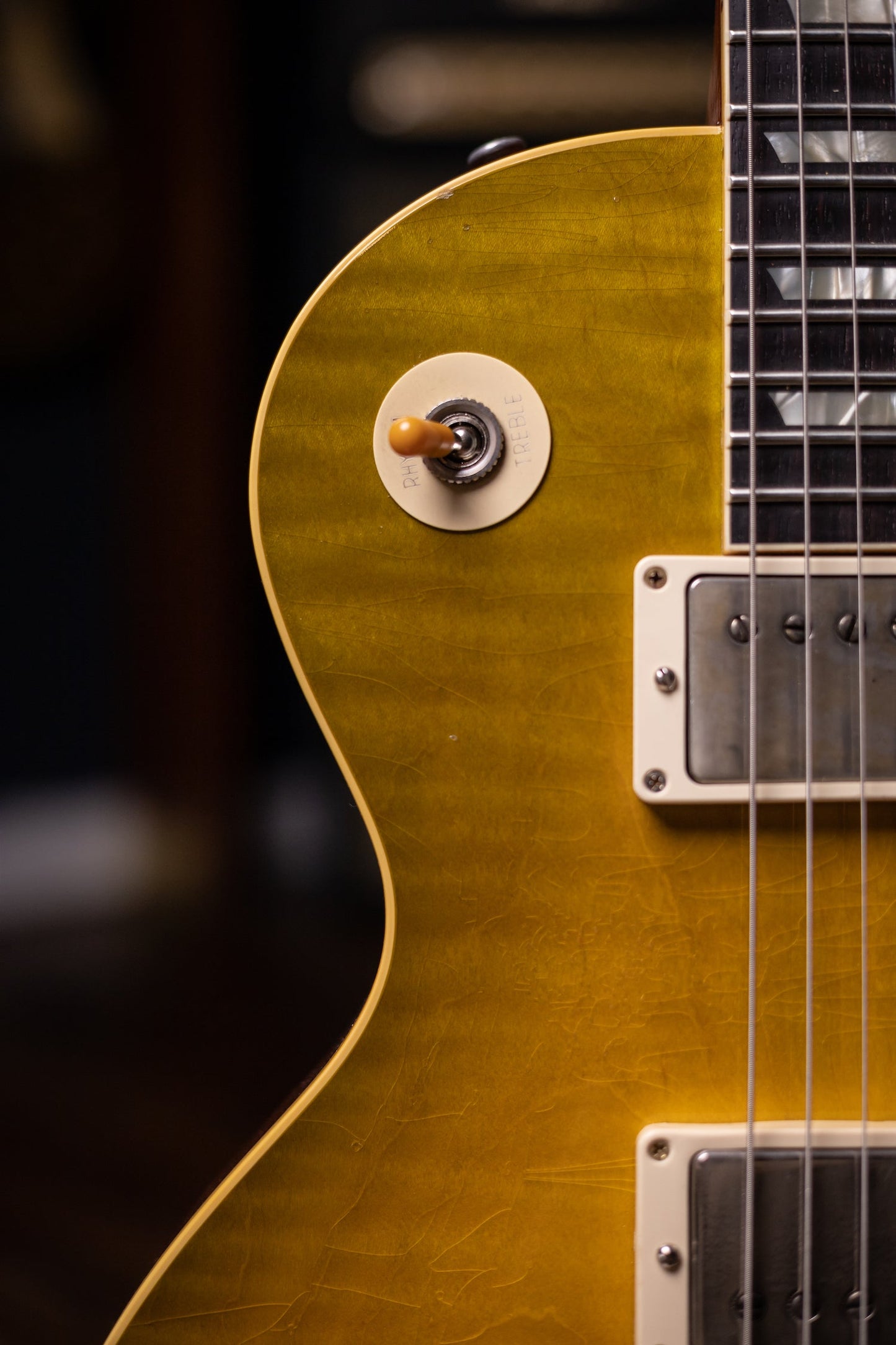 Gibson Custom Shop Murphy Lab 1959 Les Paul Standard Reissue Heavy Aged Electric Guitar - Green Lemon Fade