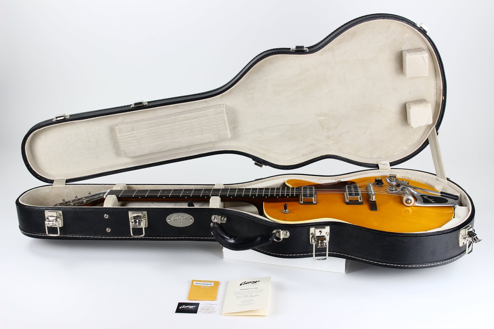 2021 Collings JL470 Julian Lage Antiqued Natural w Bigsby Ron Ellis Pickups