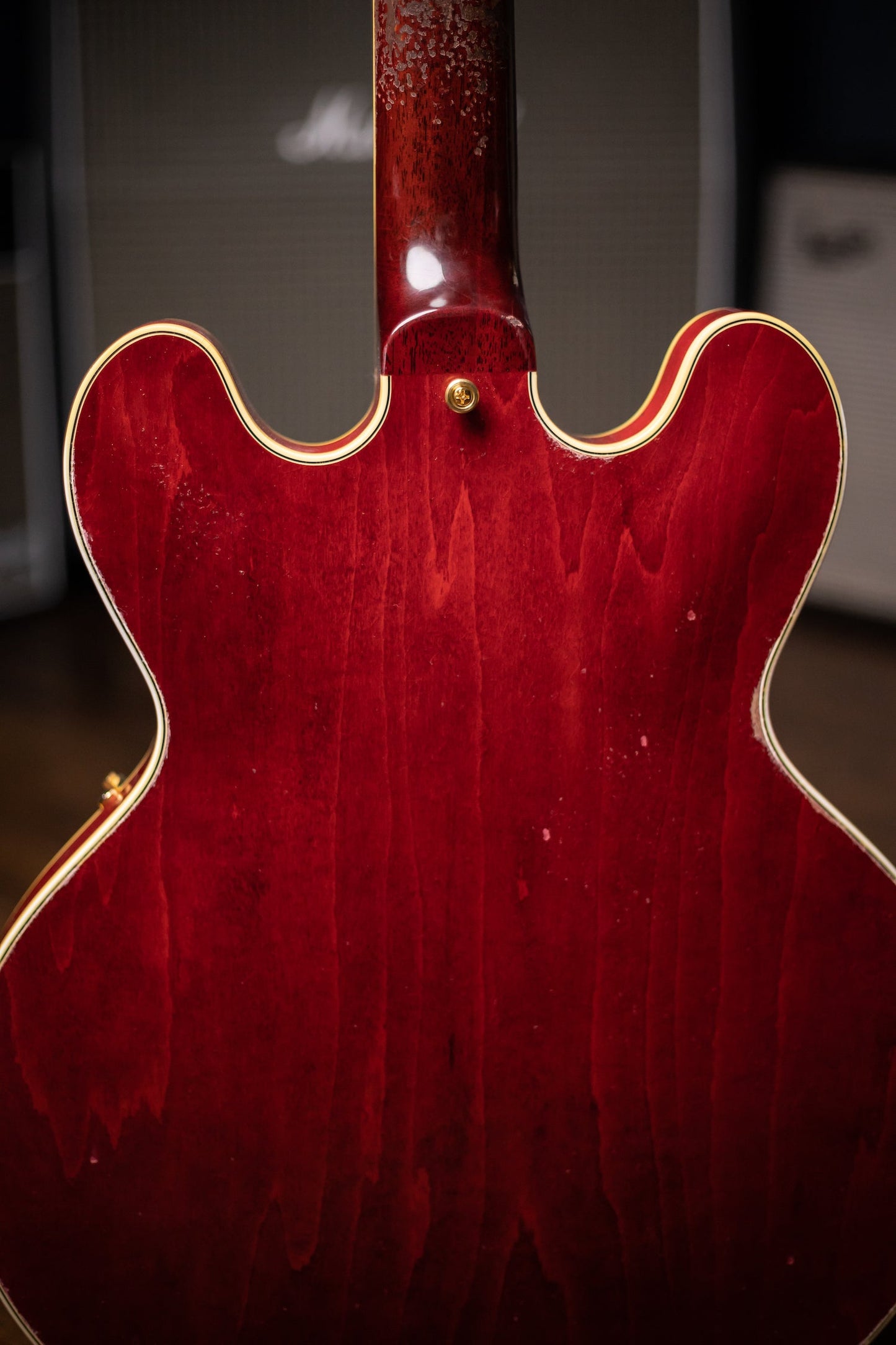 Gibson Custom Shop Murphy Lab 60s ES-355 Noel Gallagher Aged Gold Hardware Electric Guitar - Sixties Cherry