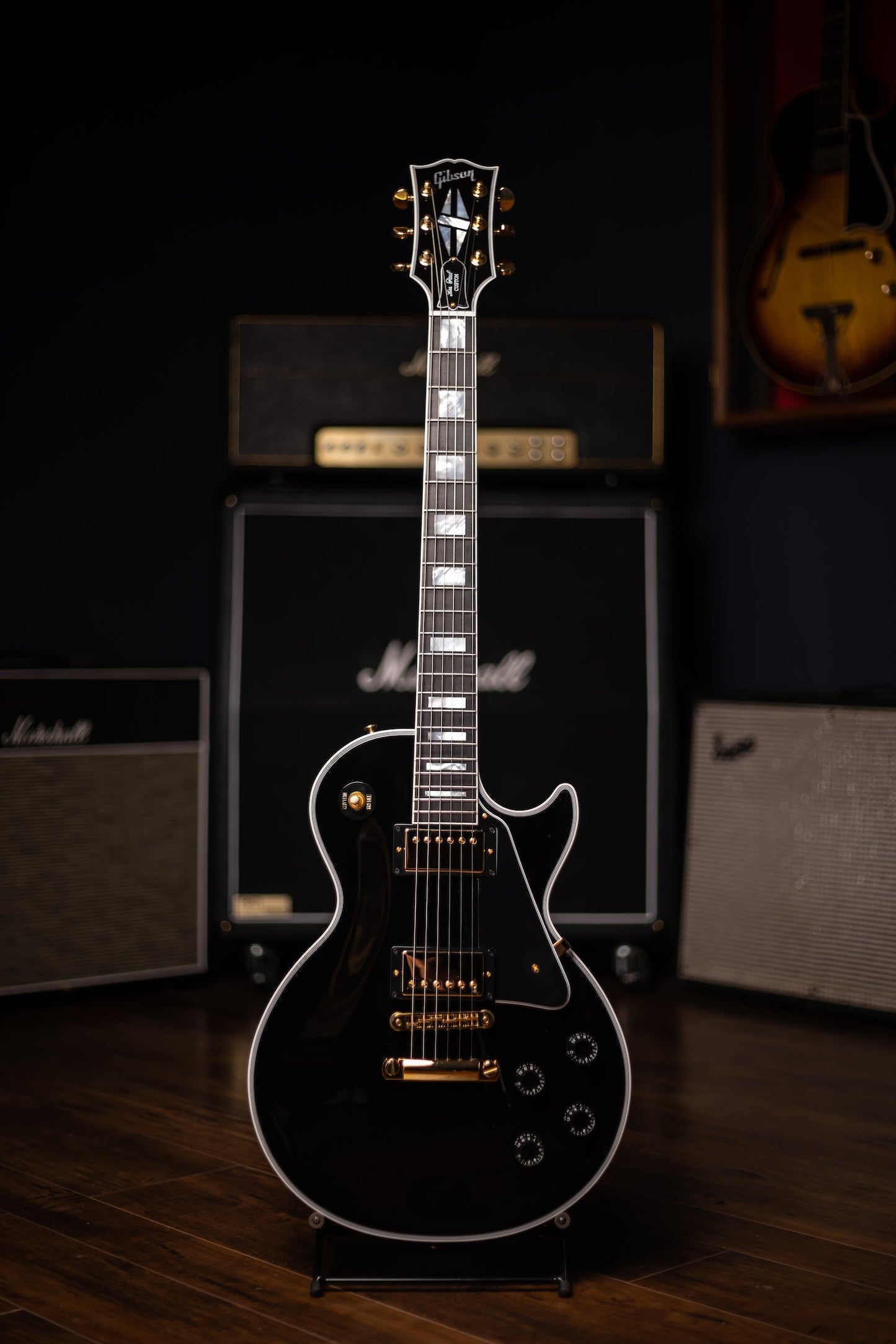 Gibson Les Paul Custom Electric Guitar - Ebony