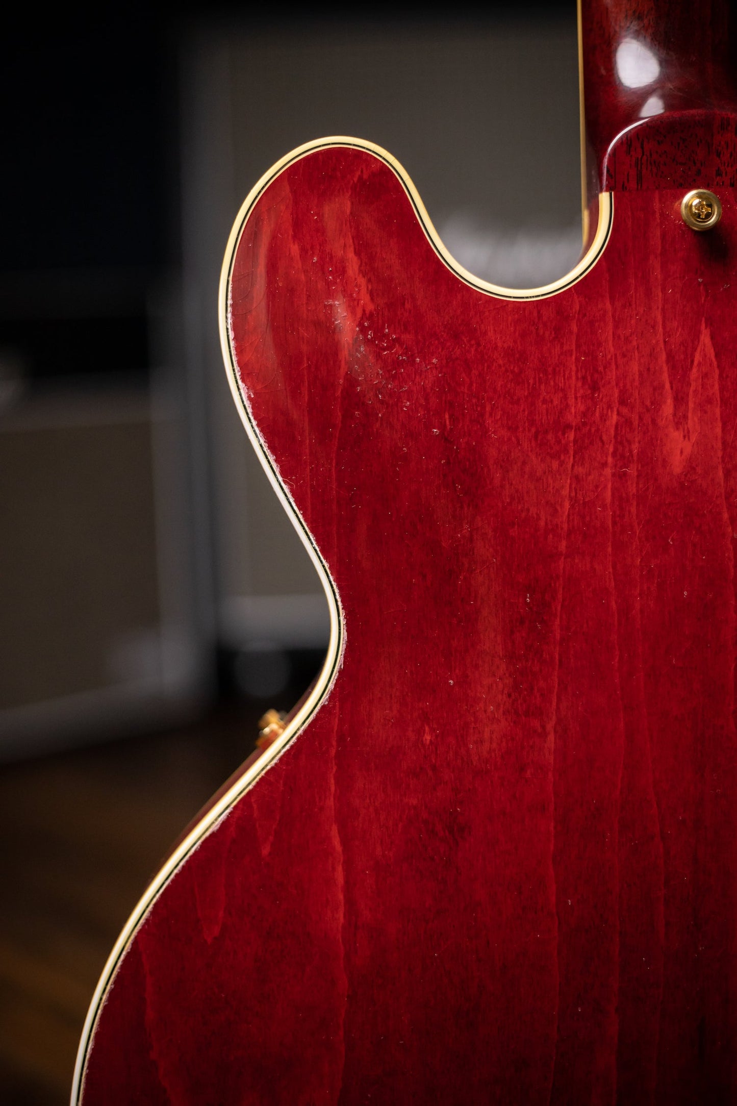 Gibson Custom Shop Murphy Lab 60s ES-355 Noel Gallagher Aged Gold Hardware Electric Guitar - Sixties Cherry