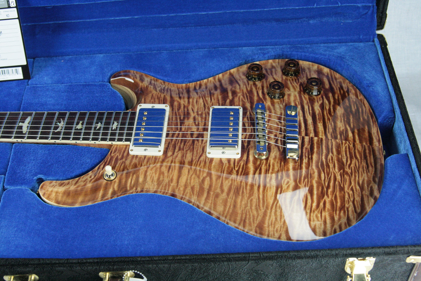 MINT 2018 PRS Wood Library 594 Artist Quilt Top! Paul Reed Smith Cocobolo Swamp Ash