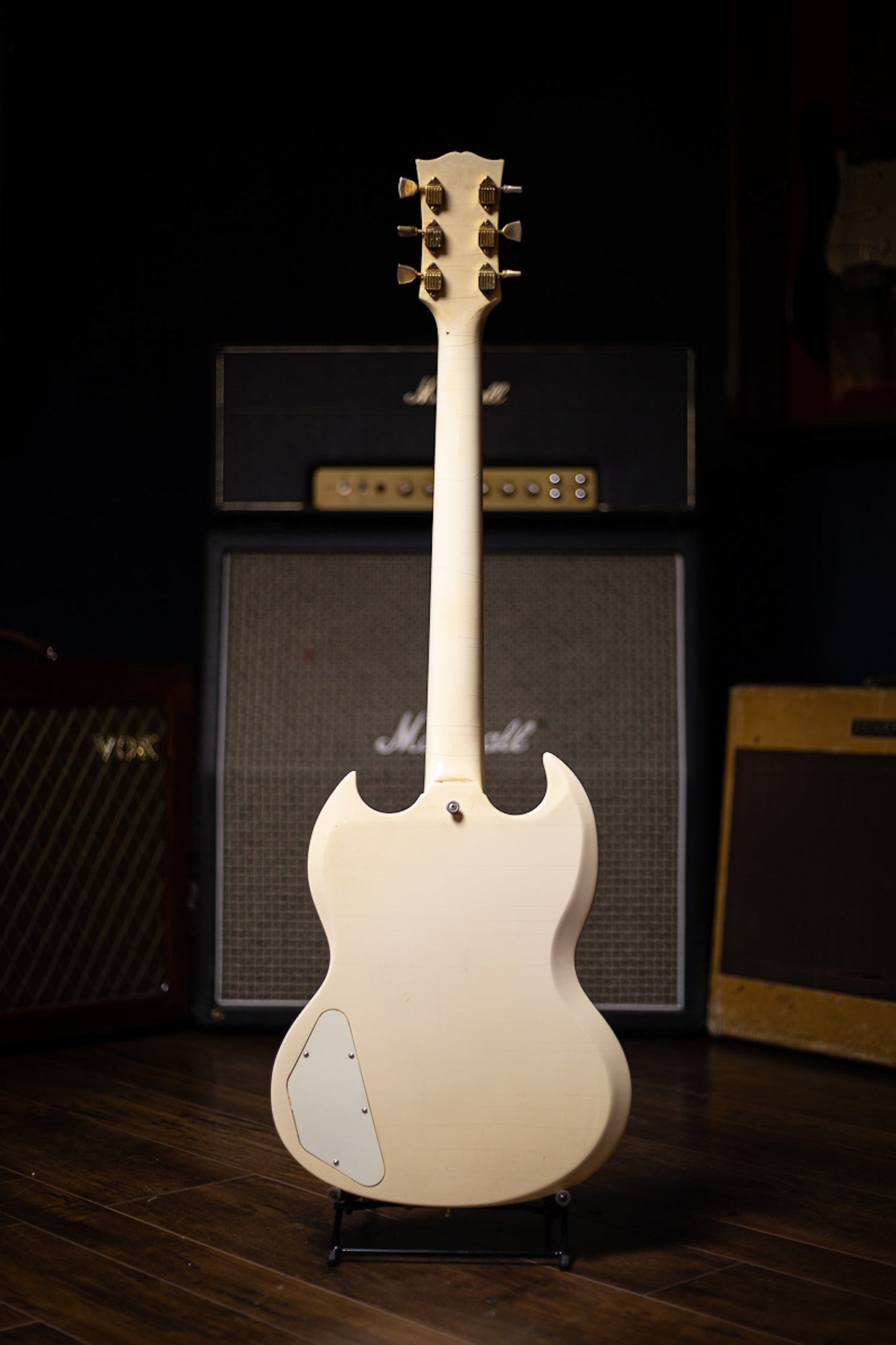 1965 Gibson SG Custom W/ Bigsby Electric Guitar - White