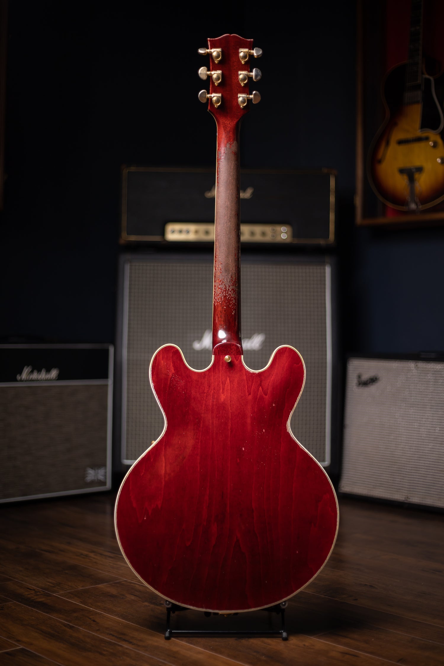 Gibson Custom Shop Murphy Lab 60s ES-355 Noel Gallagher Aged Gold Hardware Electric Guitar - Sixties Cherry