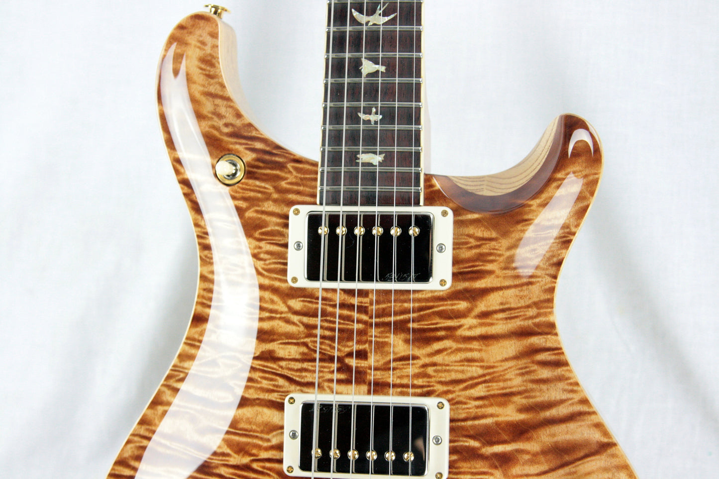 MINT 2018 PRS Wood Library 594 Artist Quilt Top! Paul Reed Smith Cocobolo Swamp Ash