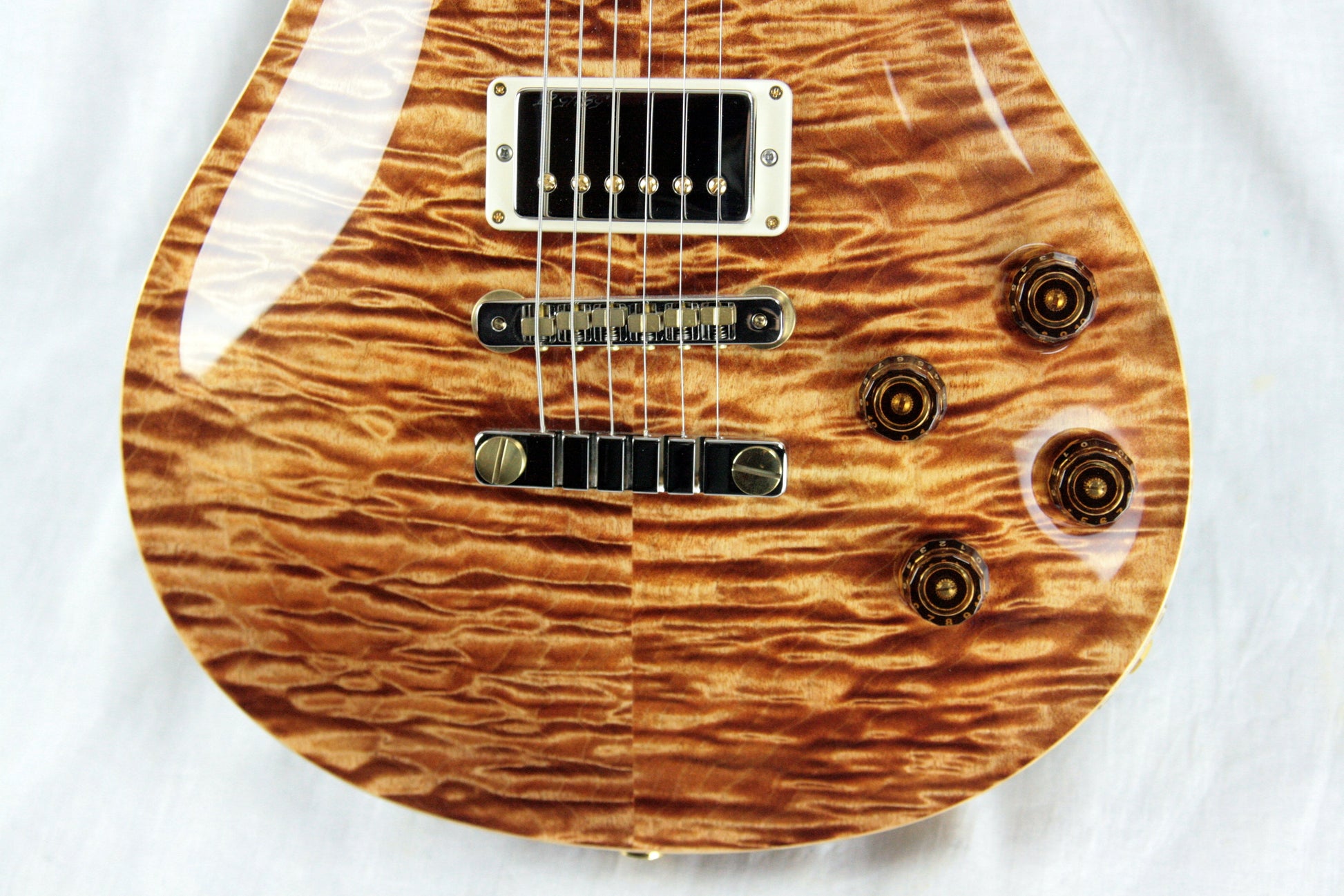 MINT 2018 PRS Wood Library 594 Artist Quilt Top! Paul Reed Smith Cocobolo Swamp Ash