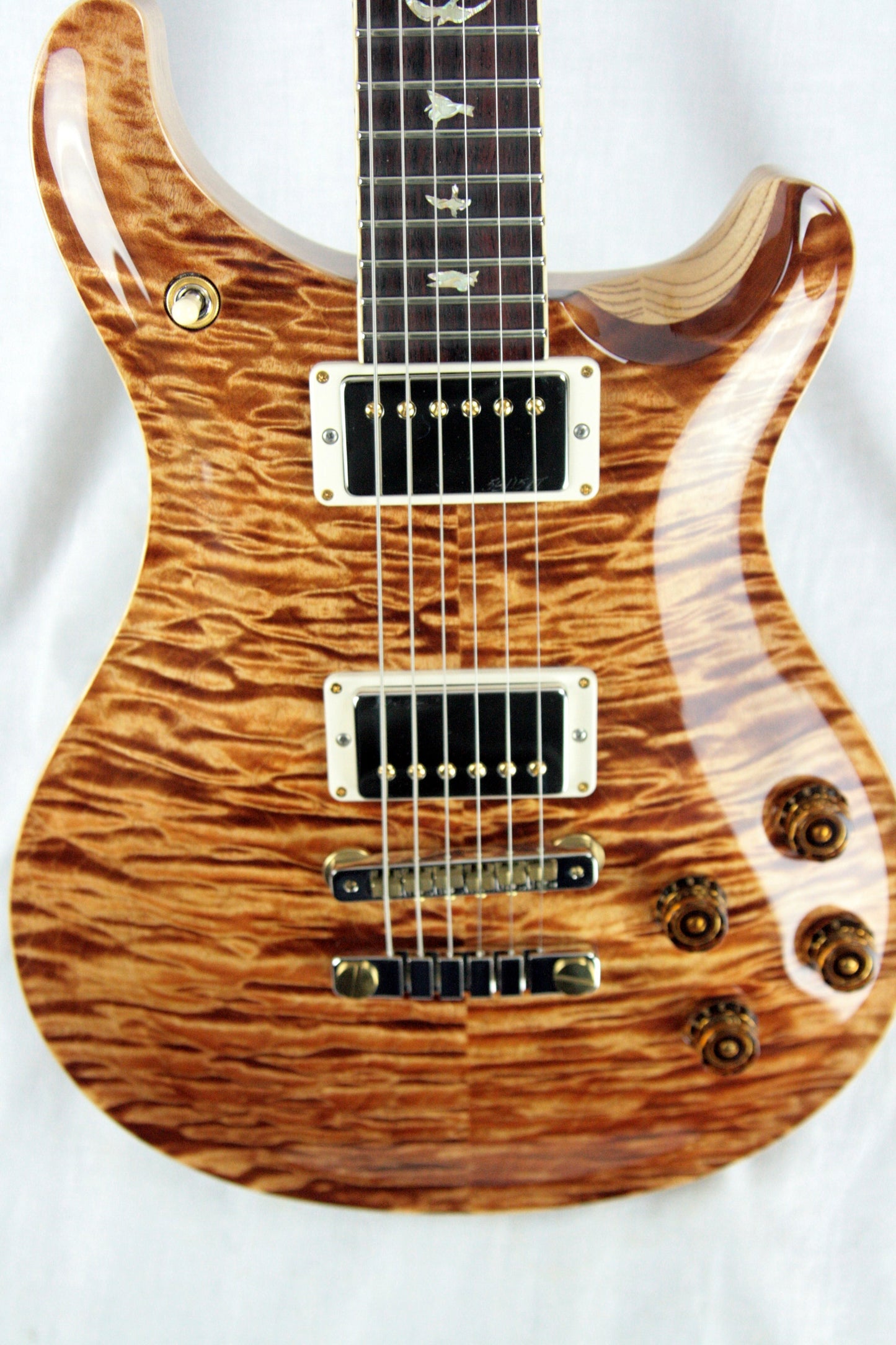 MINT 2018 PRS Wood Library 594 Artist Quilt Top! Paul Reed Smith Cocobolo Swamp Ash