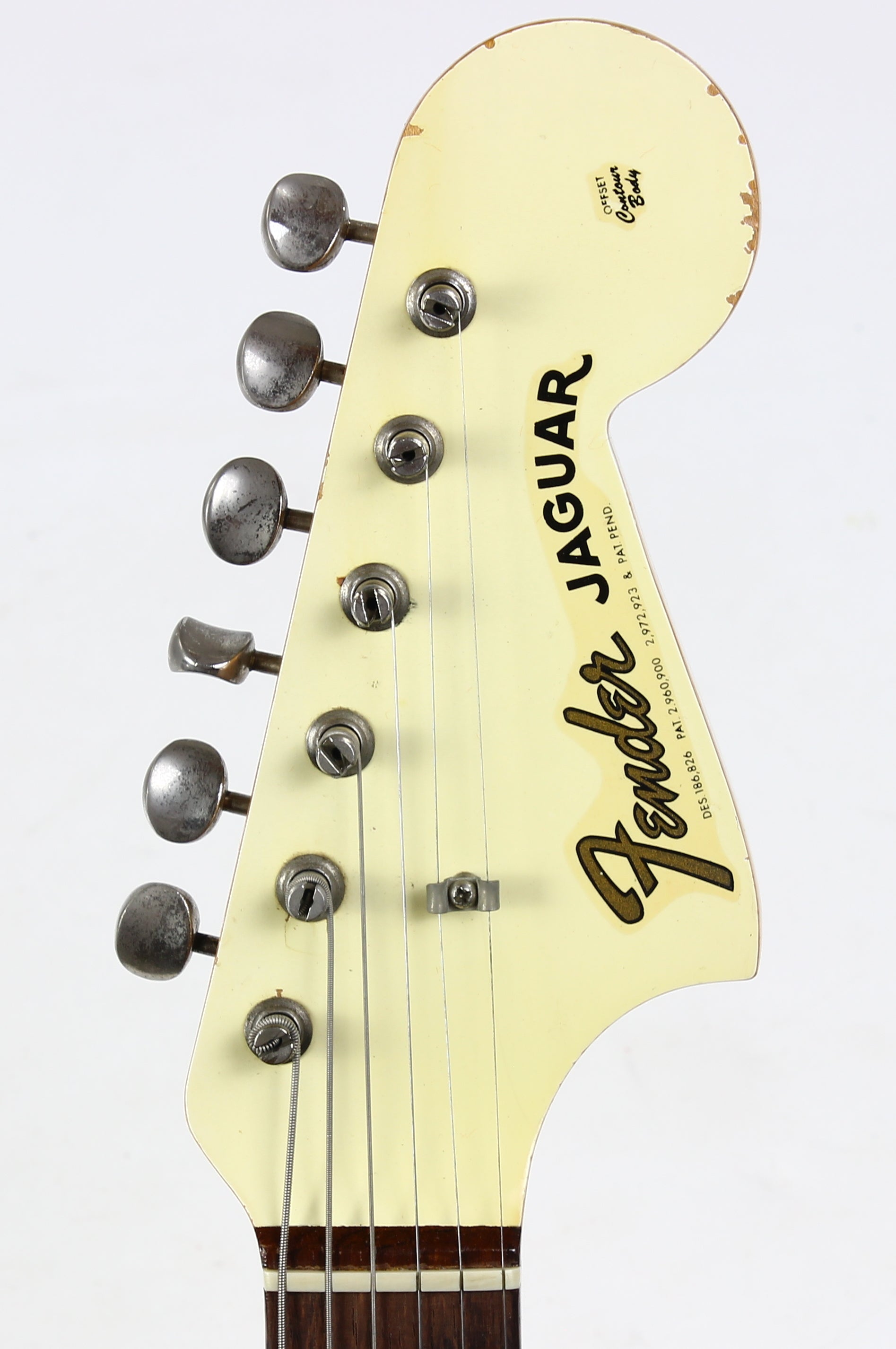 1962 Fender Jaguar Factory Custom Color OLYMPIC WHITE Pre-CBS w Original Brown Case & Strap