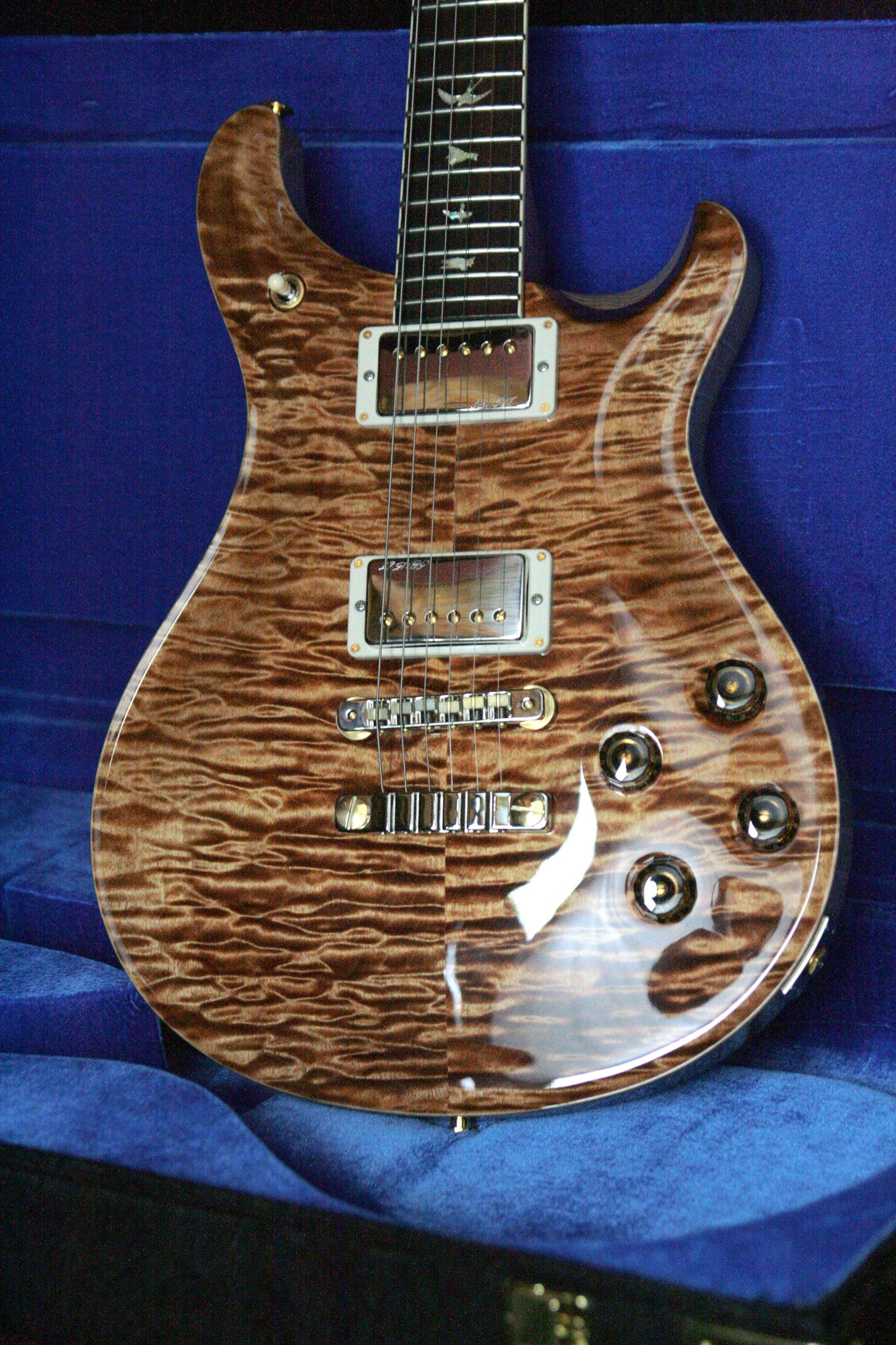 MINT 2018 PRS Wood Library 594 Artist Quilt Top! Paul Reed Smith Cocobolo Swamp Ash