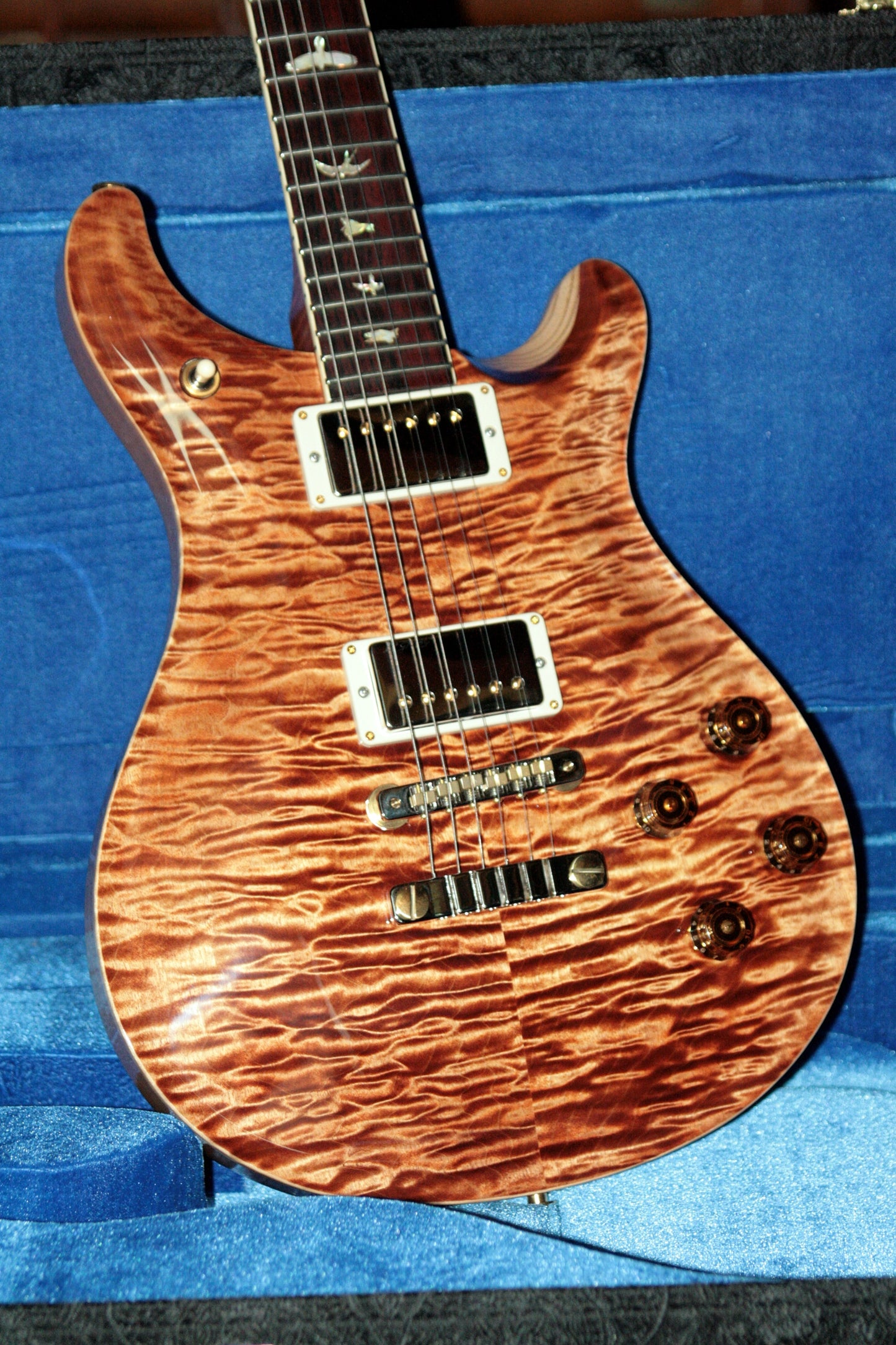 MINT 2018 PRS Wood Library 594 Artist Quilt Top! Paul Reed Smith Cocobolo Swamp Ash